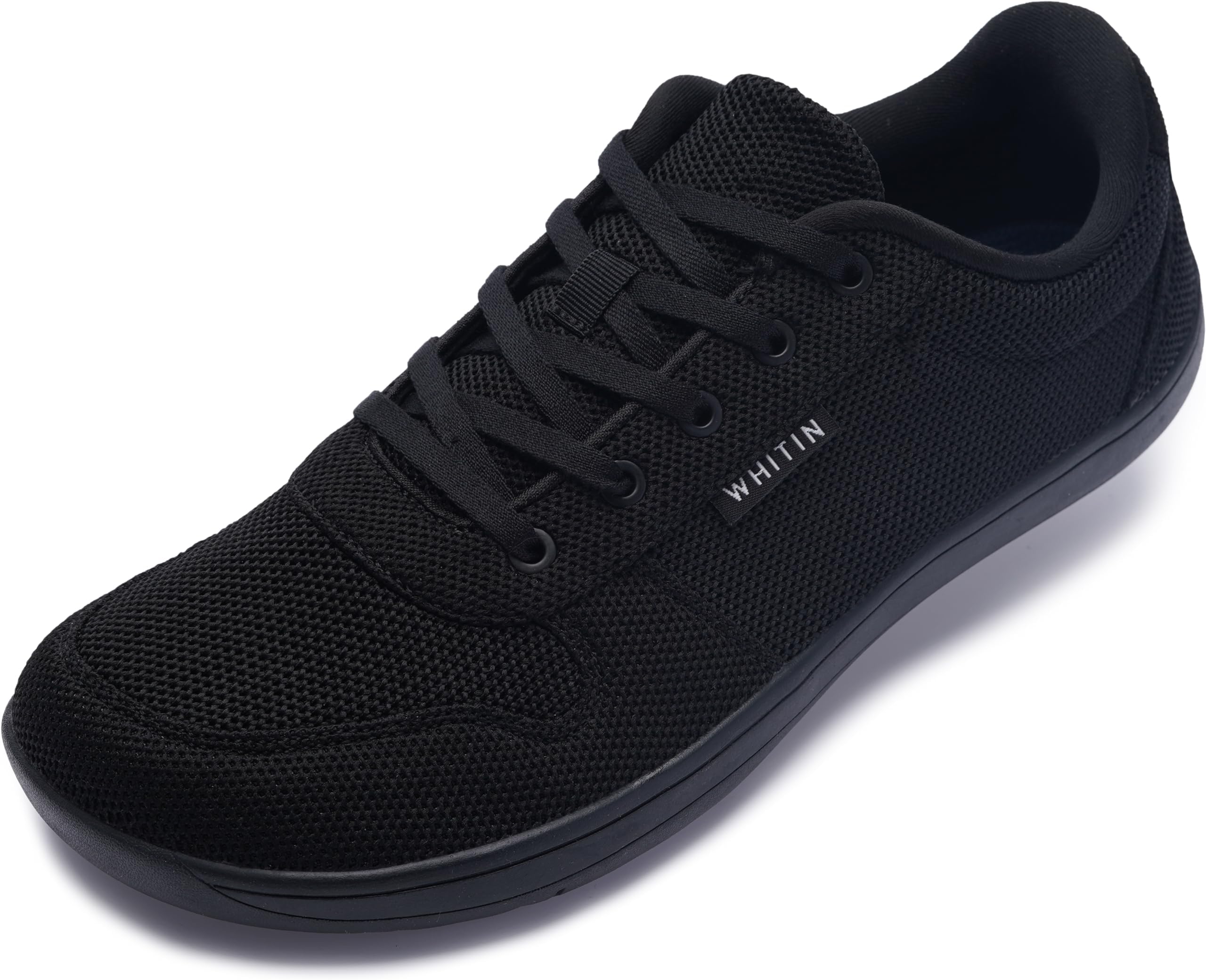 Men's Wide Toe Box Barefoot Sneakers + Breathable Knit Walking Shoes