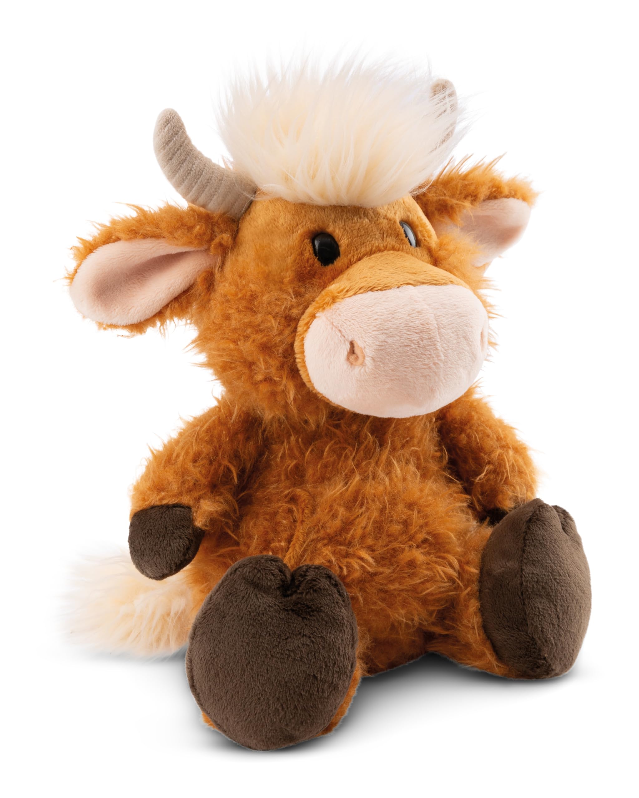 NICI cuddly toy highland cattle McMooray 33cm brown - Cuddly cute plush to snuggle and play with, for children & adults, great gift idea - 61118