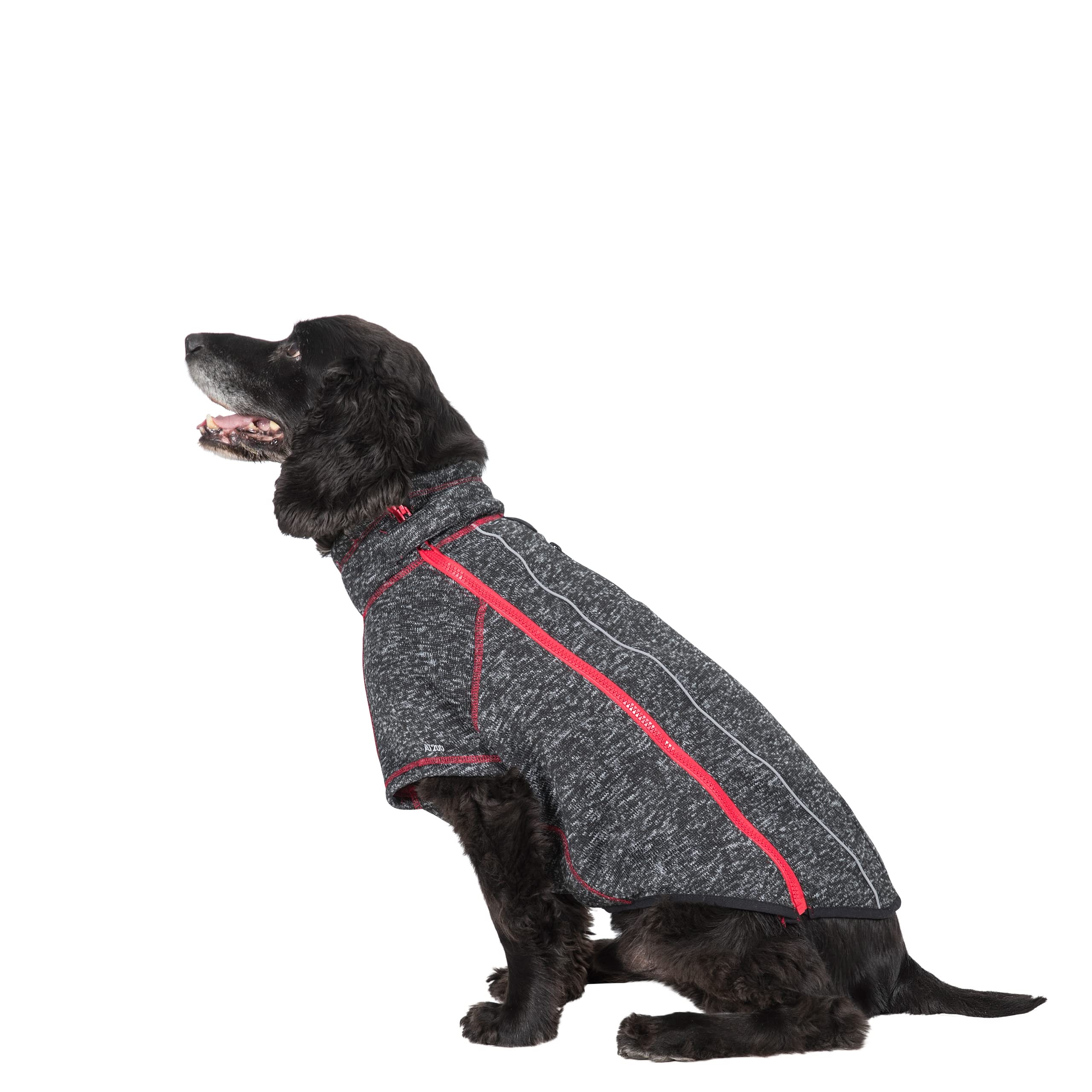 Trespaws Midweight Fleece Dog Jacket with Reflective Detailing Boomer โ image 1