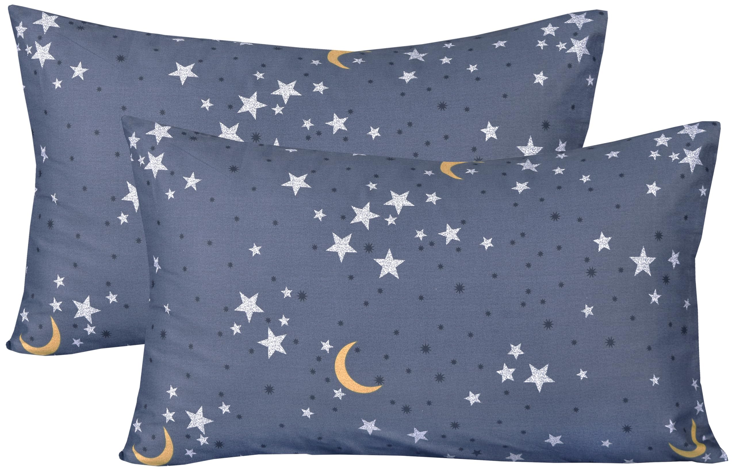 Scientific Sleep 2 Pcs Cartoon Kids Pillowcases 100% Cotton Cozy Standard 20