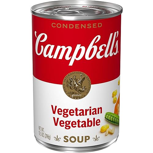 Campbell's Sopa de verduras vegetariana condensada, lata de 10.5 onzas