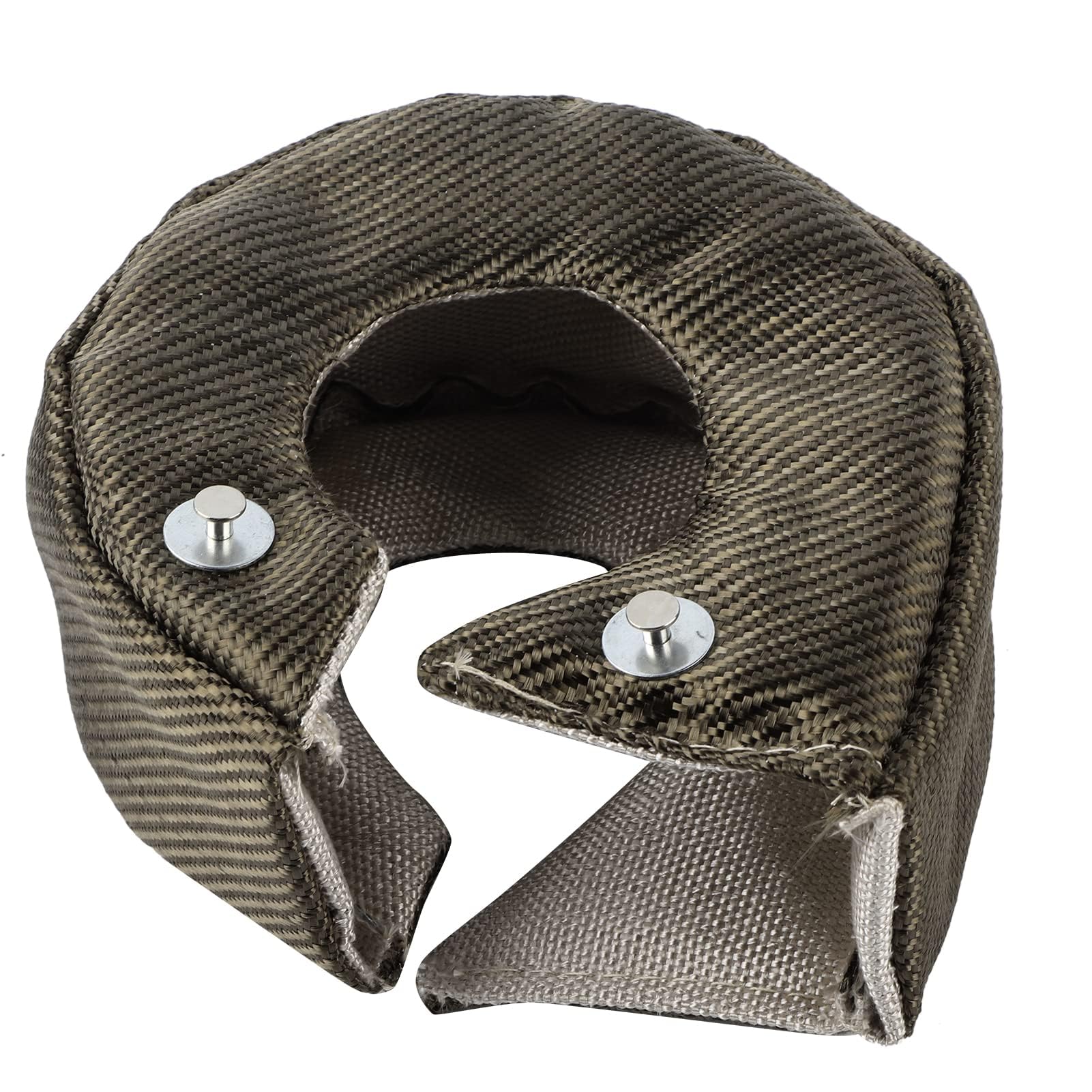 HERCHR Turbo Shield, Fibra De Vidrio única Turbo Heat Shield Manta Barrera Turbo Cargador Cubierta Envoltura Protectora para T3/GT35/GT37/GT40/GT42