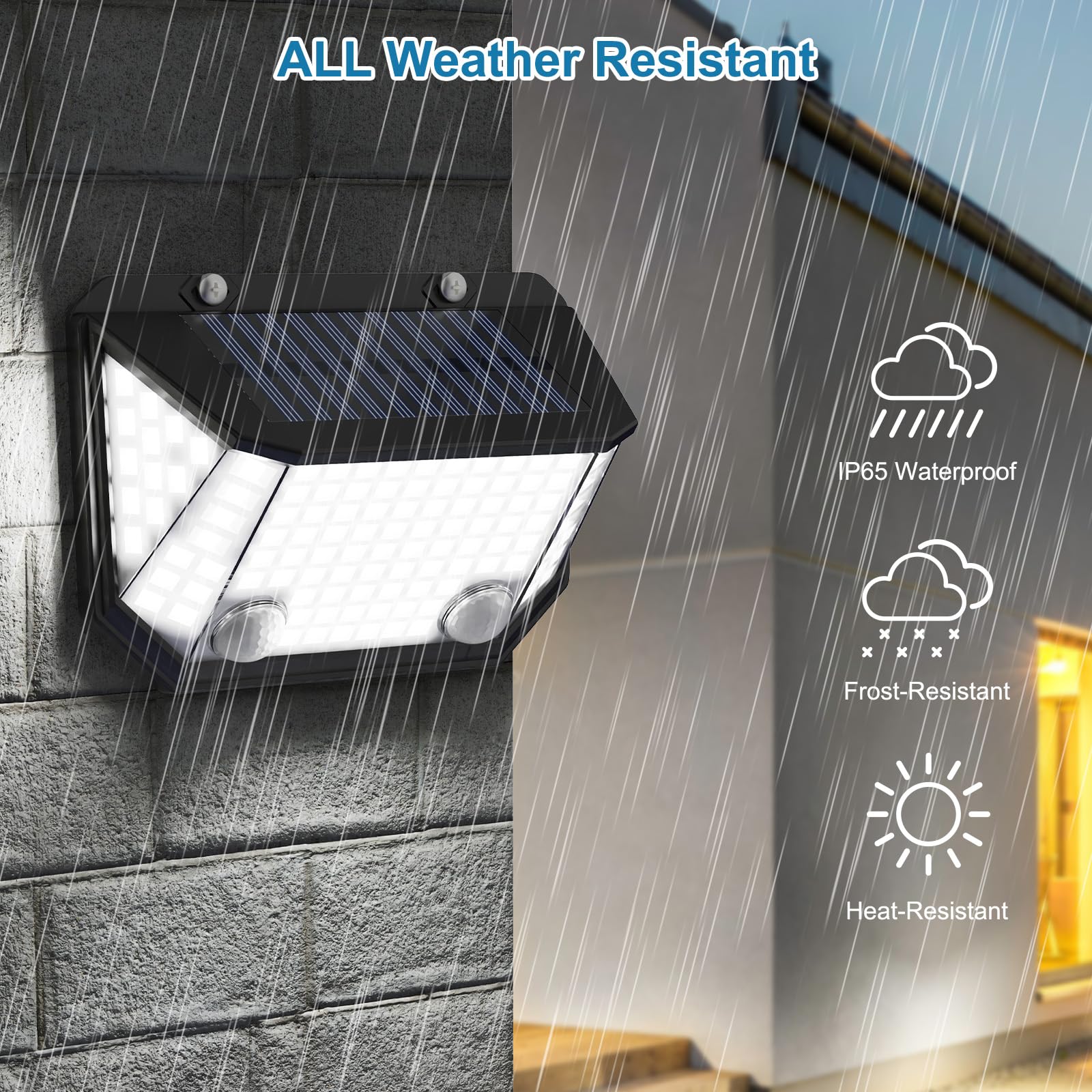 AMERI TOP wt（AmeriTop Solar Lights Outdoor, 2 Pack 233 LED