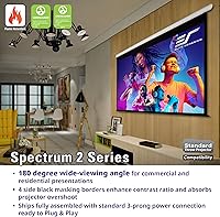 Vista 4 de Elite Screens Spectrum- Pantalla Spectrum 2 Blanco/Blanco