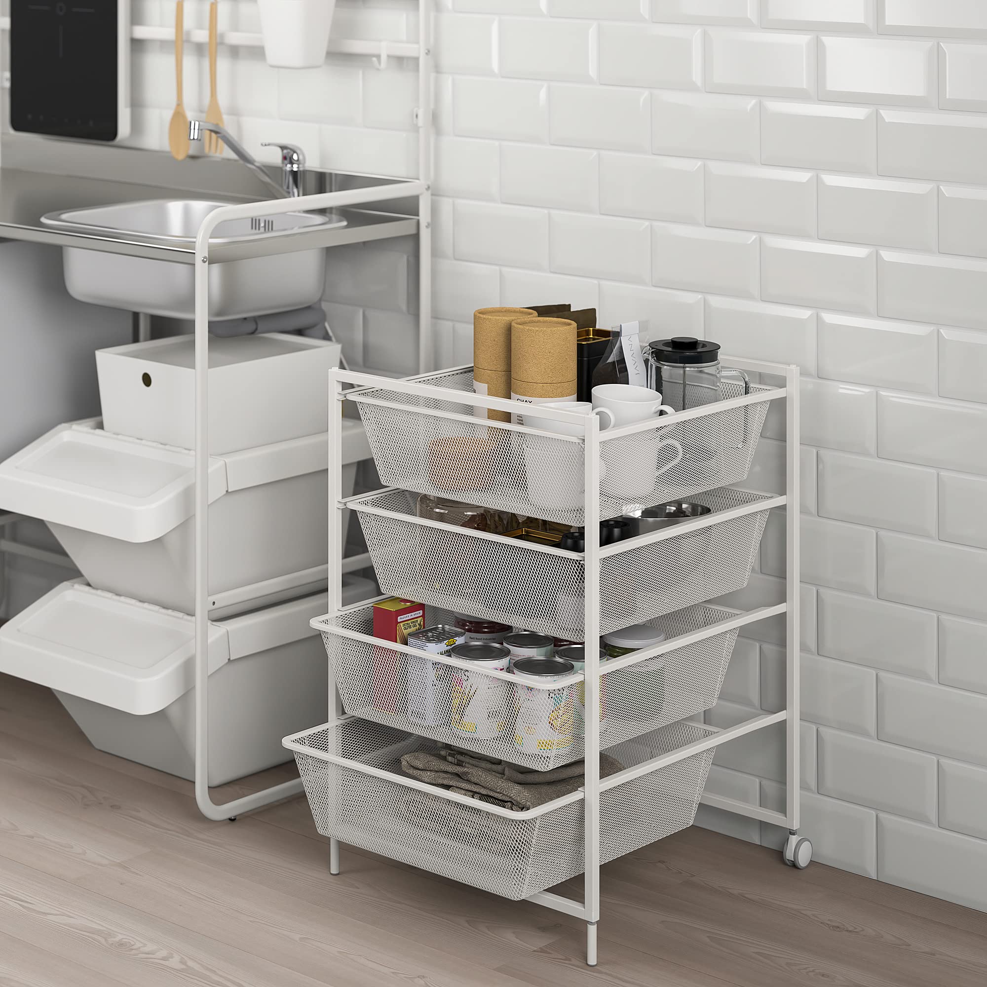 Ikea JONAXEL storage combination, 50x51x73 cm, white : Amazon.ca: Home