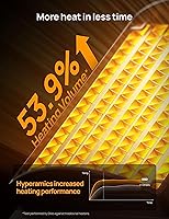 Vista 3 de Dreo - Calefactor eléctrico portátil de interior, con termostato, pantalla digital, temporizador 1-12 h, modo ecológico/ventilador, 1500 W PTC, Negro