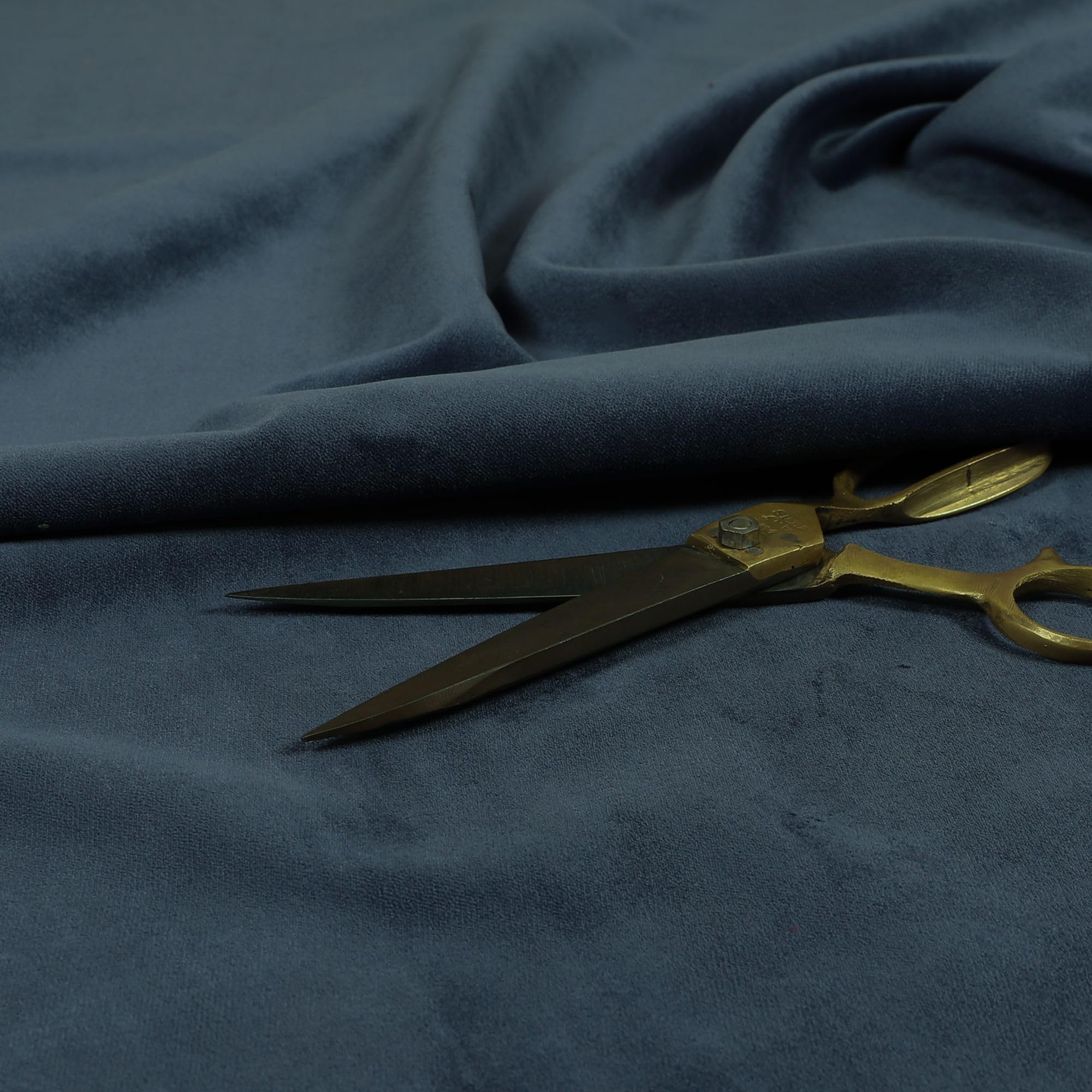 Redbrick Mill Fabrics Matt Plain Cotton Effect Velvet Upholstery Quality Fabrics Purple Violet Colour (1 Metre)
