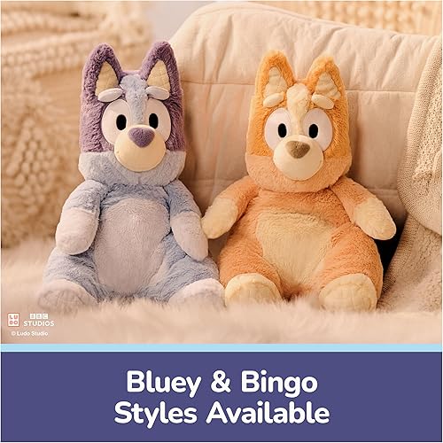 Miniatura 8 de GUND Peluche oficial de Bingo Oh So Snuggly, peluches de Bluey, juguete sensorial de peluche para bebés y niños pequeños, naranja, 12.5 pulgadas