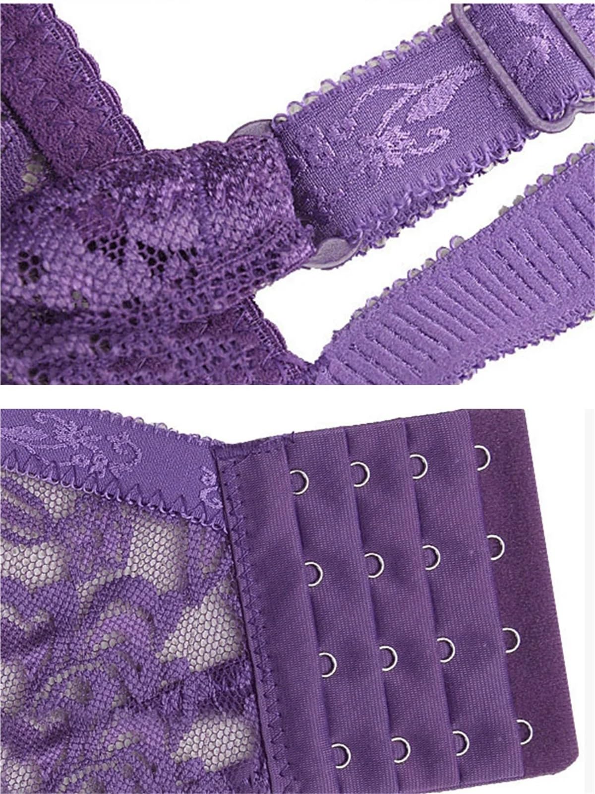 Sujetador Mujer Sujetador Push up con Aros y Encaje for Mujer, Tallas Grandes 75-105BCD, Ropa Interior Fina, lencería íntima for(Light Blue,100D)