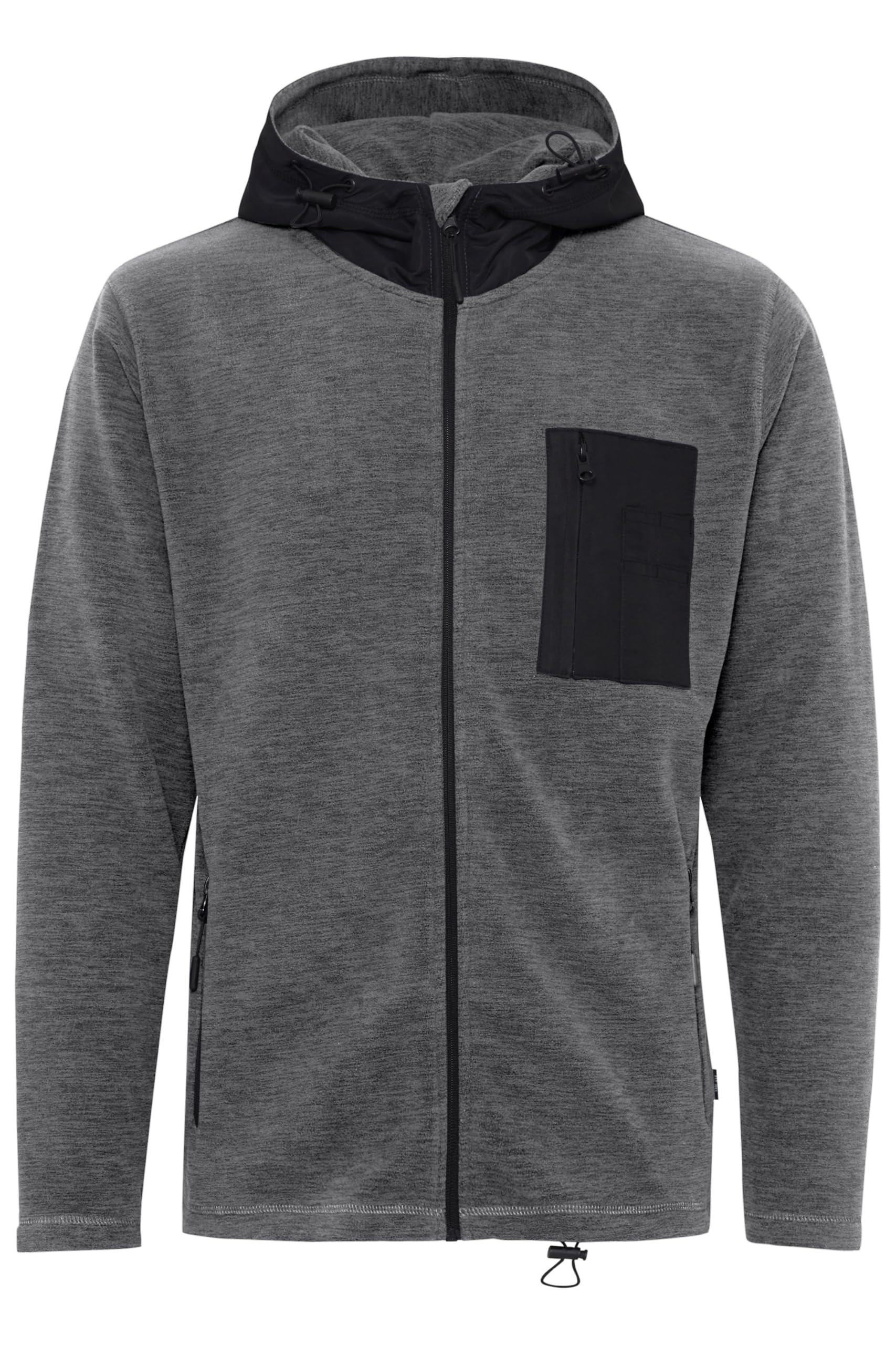 Indicode IDWilmot Herren Fleecejacke Sweatjacke Jacke mit Kapuze