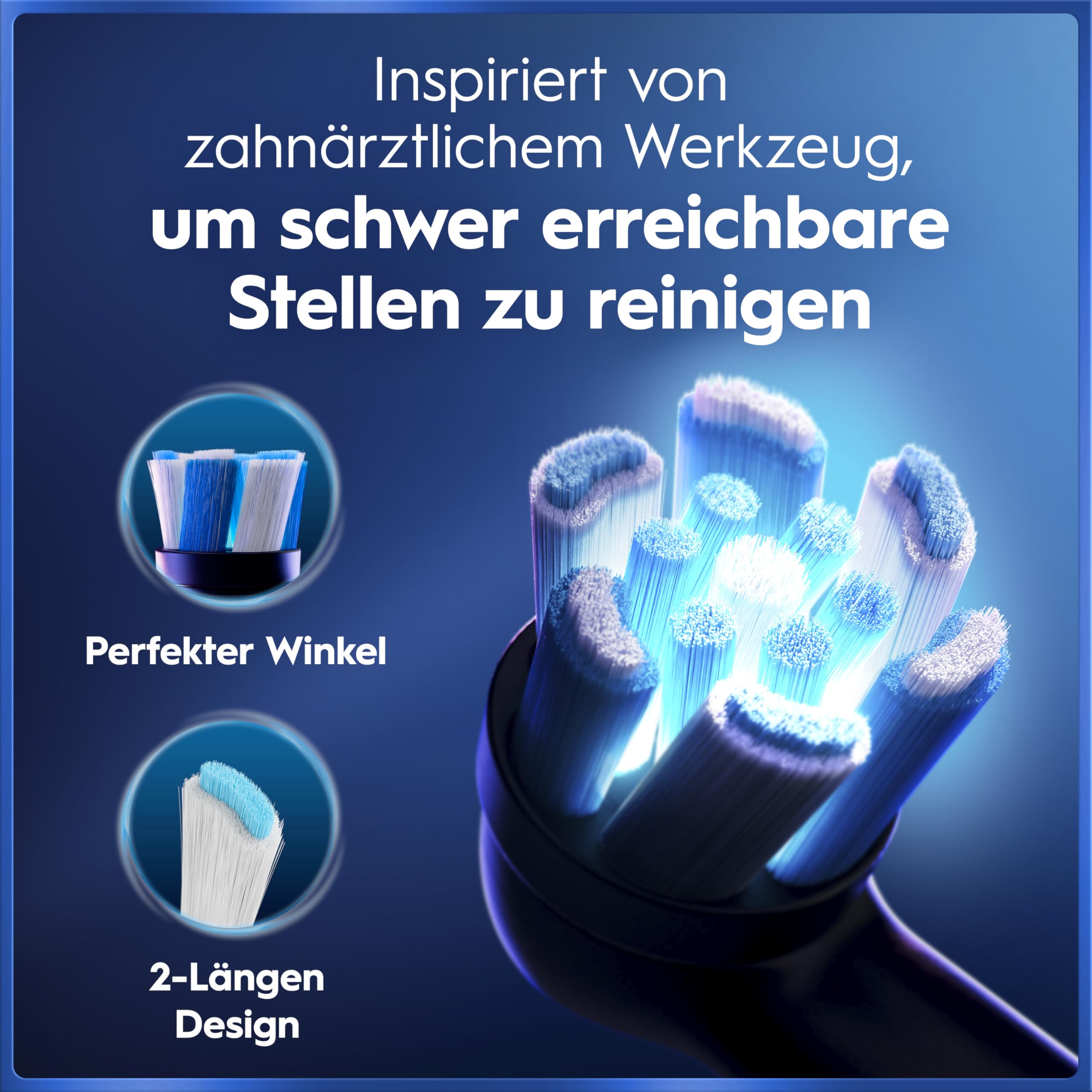 Oral-B iO Series 5 Elektrische Zahnbürste, Schwarz | Inkl. 3 Aufsteckbürsten, Reise-Etui, Electric Toothbrush mit 5 Putzmodi für Zahnpflege