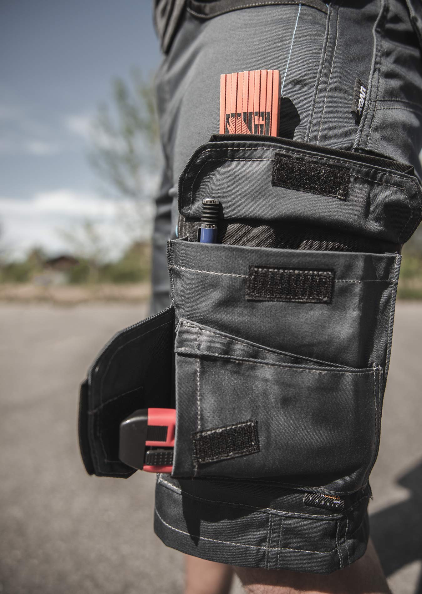 Uvex Tune-Up Herren-Arbeitshose kurz - leichte robuste Arbeitshosen Sommer 35% Baumwolle