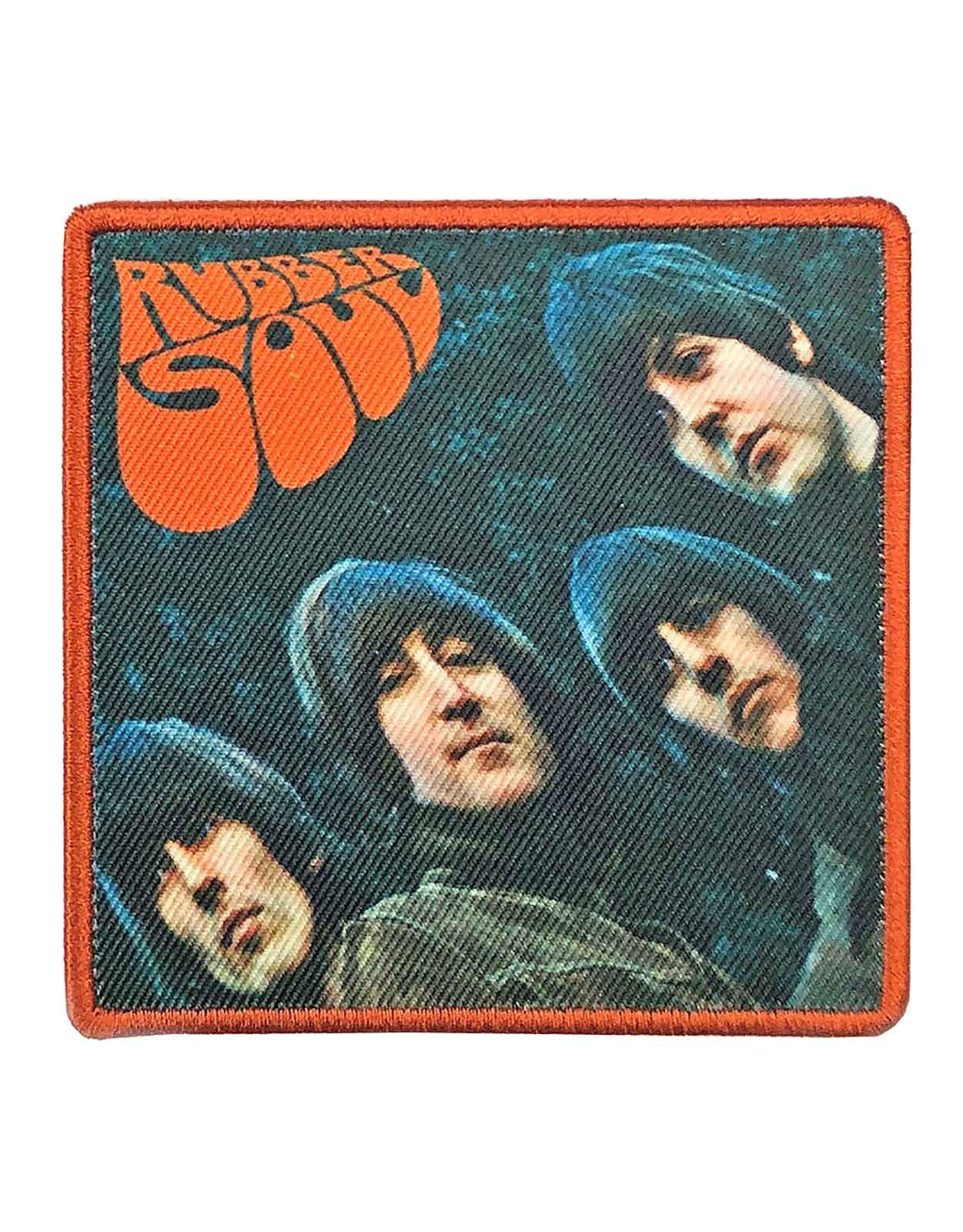 The Beatles Patch Rubber Soul Album Cover Official Embroidered Iron On Size Accessory Size