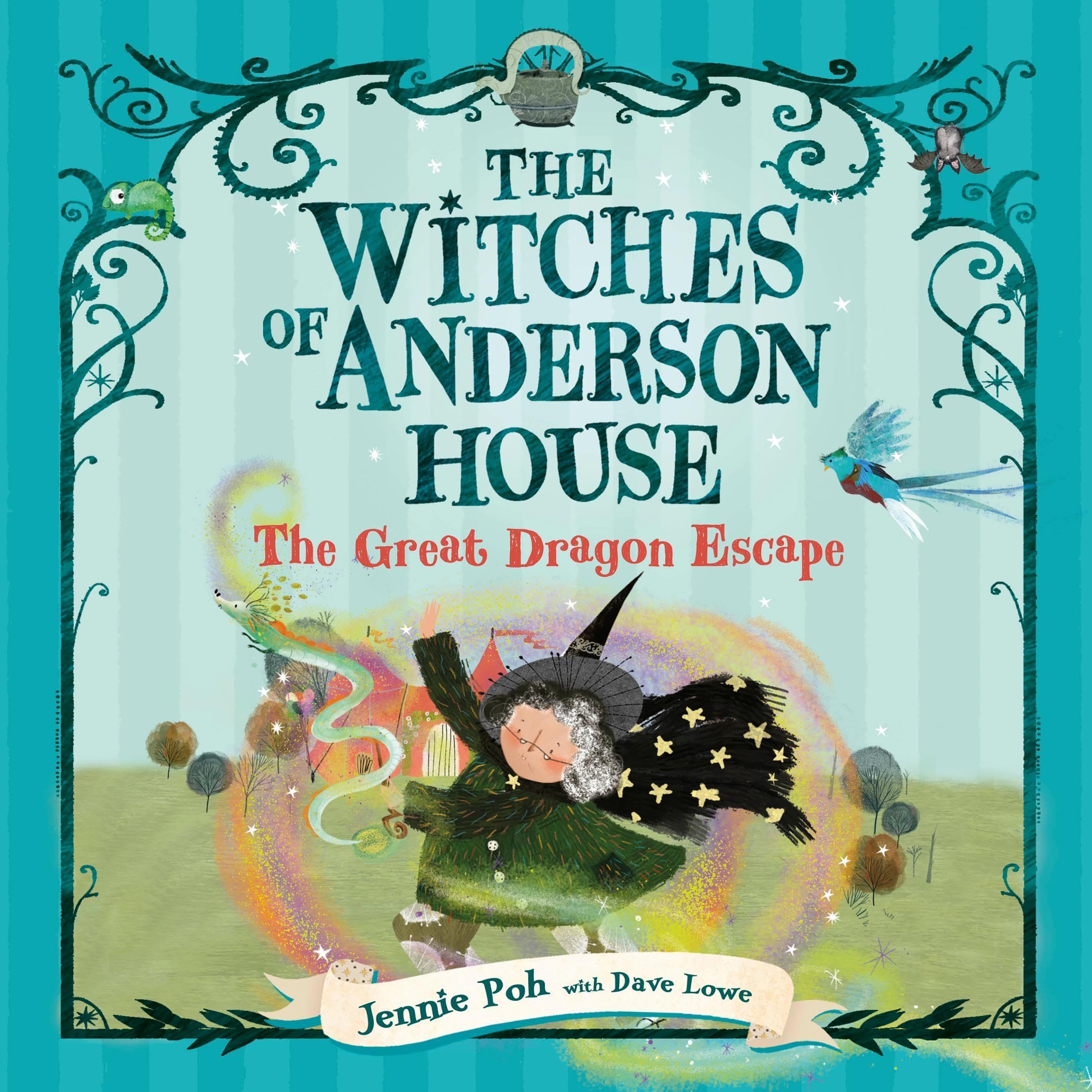 Cover art for The Witches of Anderson House: The Great Dragon Escape