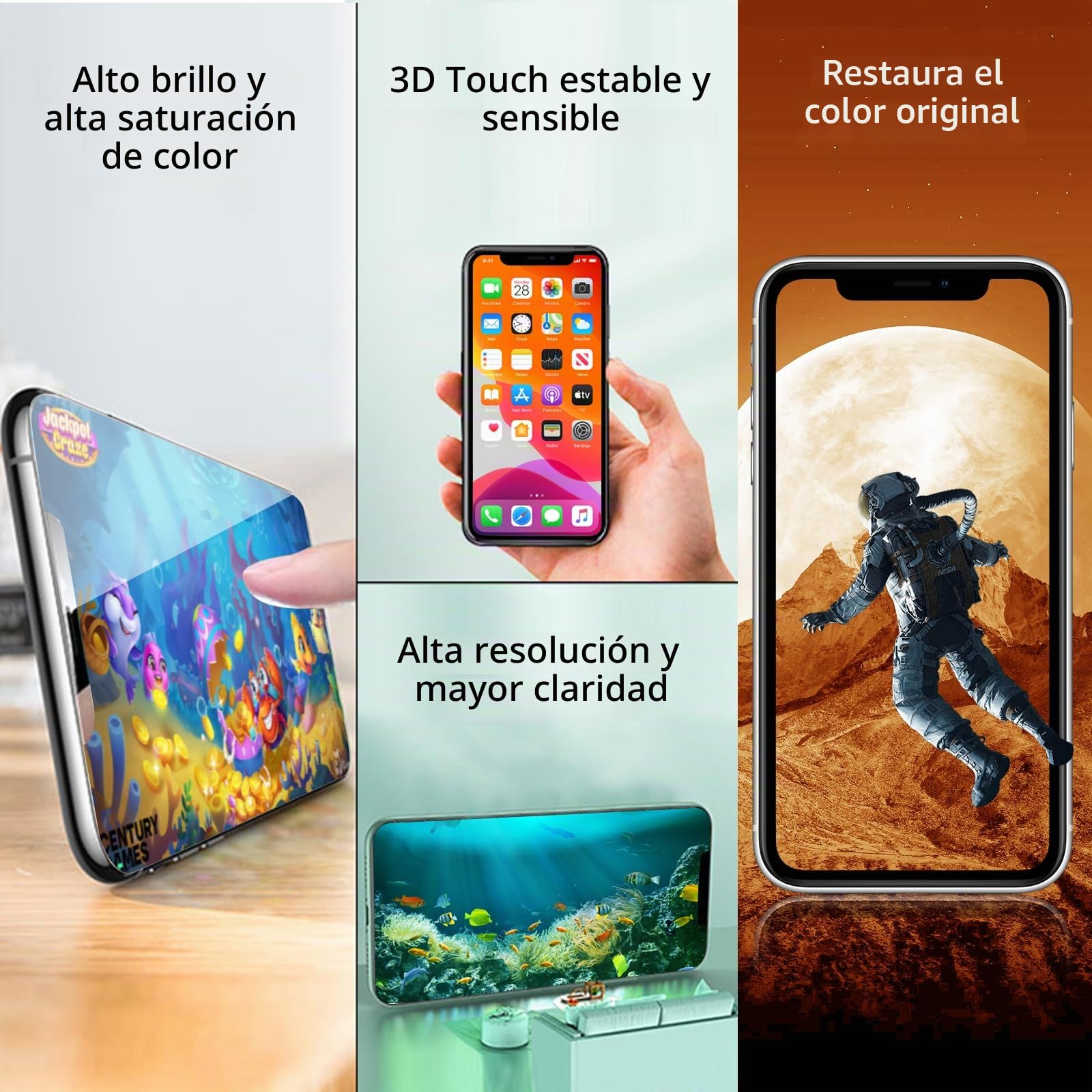 DTD Pantalla para iPhone 11 Pro LCD de 5,8 Pulgadas, Pantalla táctil FHD, Pantalla táctil 3D, digitalizador táctil, Marco de Montaje y Kits de reparación (Modelos A2160, A2217, A2215)