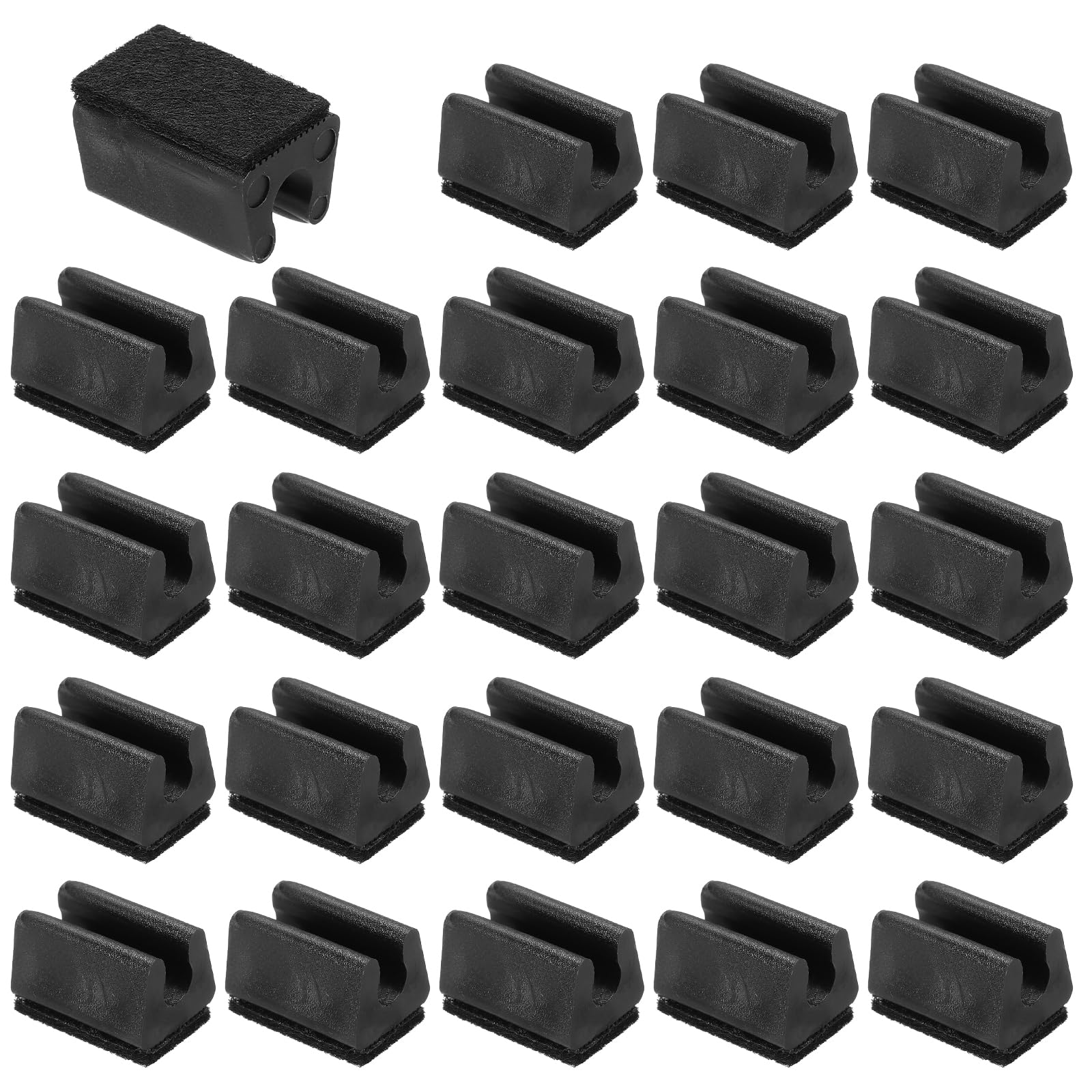 PATIKIL 24pcs Rectangle Chair Leg Cover with Felt Pad