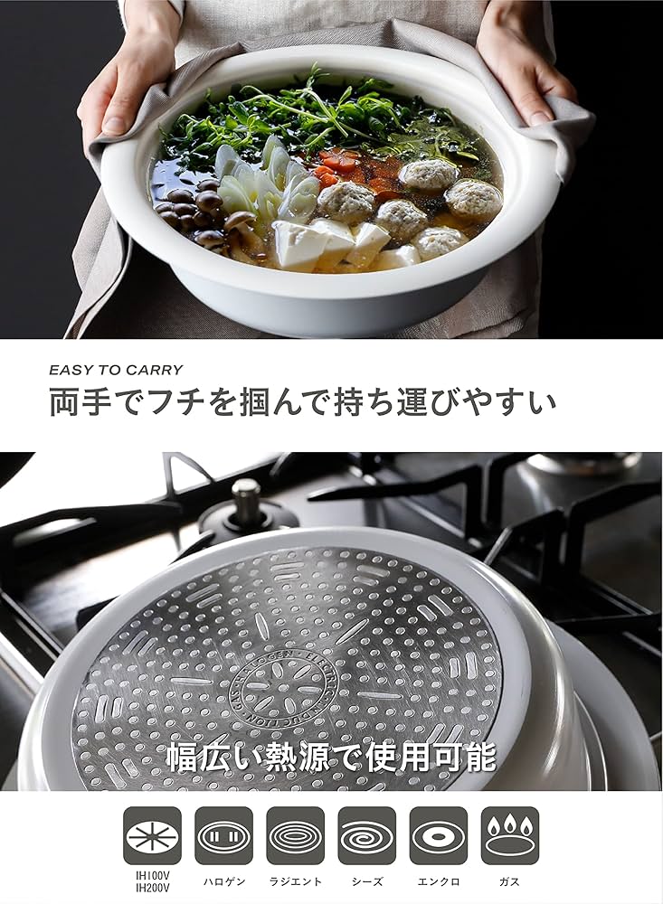 Amazon.co.jp: シービージャパン(CB JAPAN) 鍋 24cm ガラス蓋