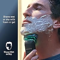 Vista 7 de Philips Afeitadora masculina Serie S9000 Prestige, SP9871/13, negro/gris