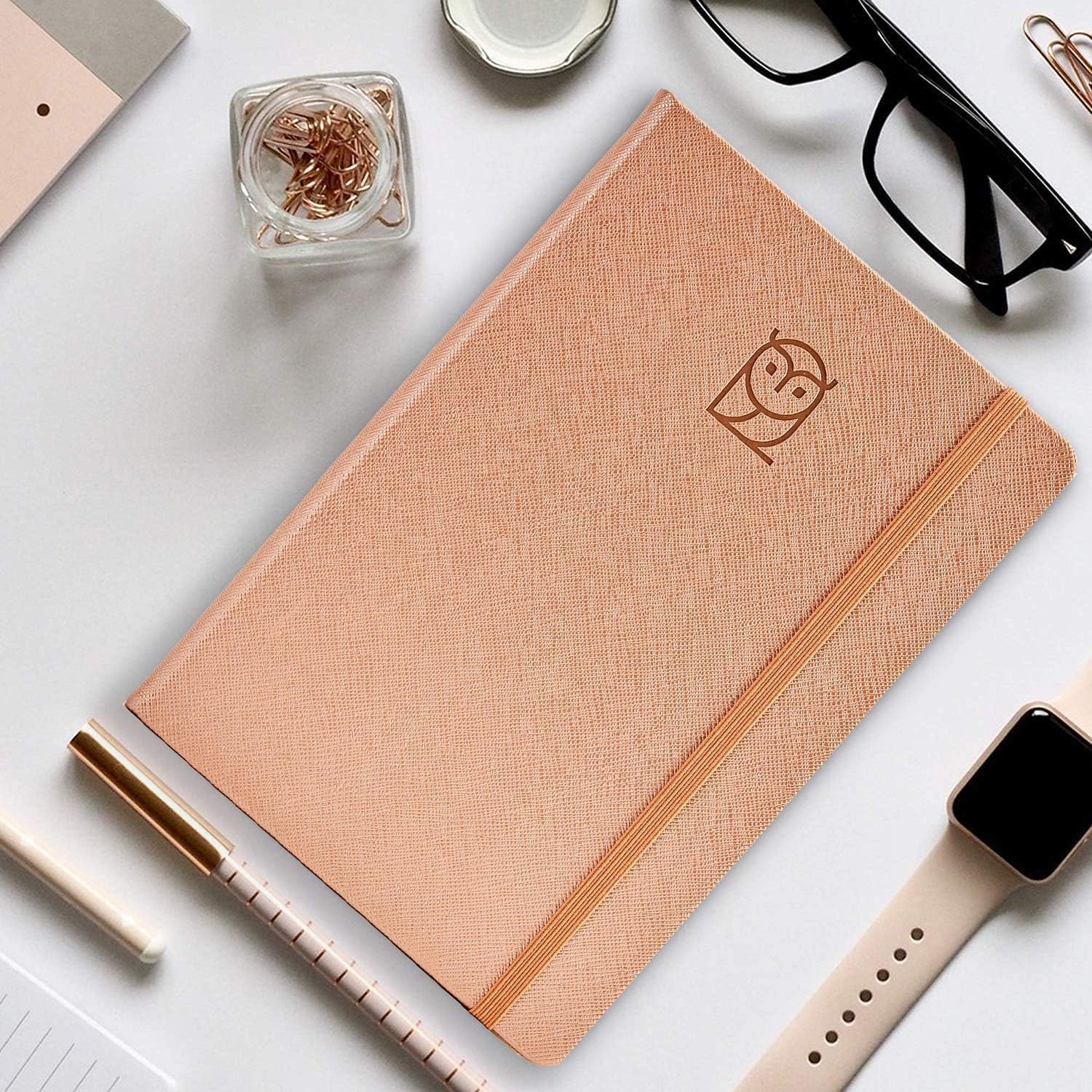 Wyze Planner Agenda giornaliera non datata, organizer per la produttività di 3 mesi, formato A5, con pagina intera al giorno, programma orario, impostazione obiettivi, tracker abitudini, pagine