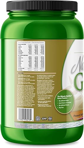 Miniatura 3 de Ultimate Nutrition Natural Gainz Proteína de suero en polvo  Proteína ganadora natural con caseína micelar y proteína de leche, mantequilla de maní