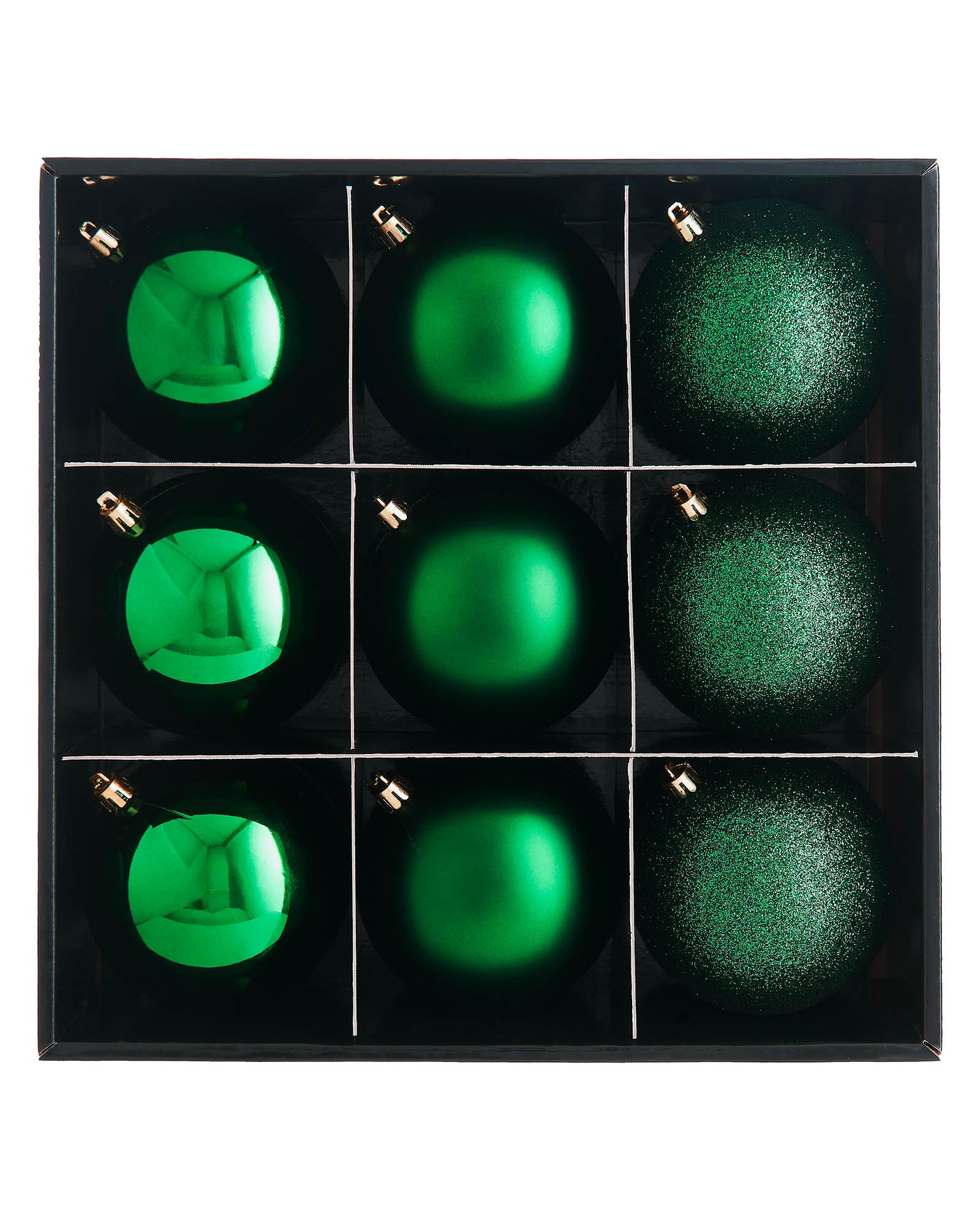 Christmas Green Shatterproof Baubles