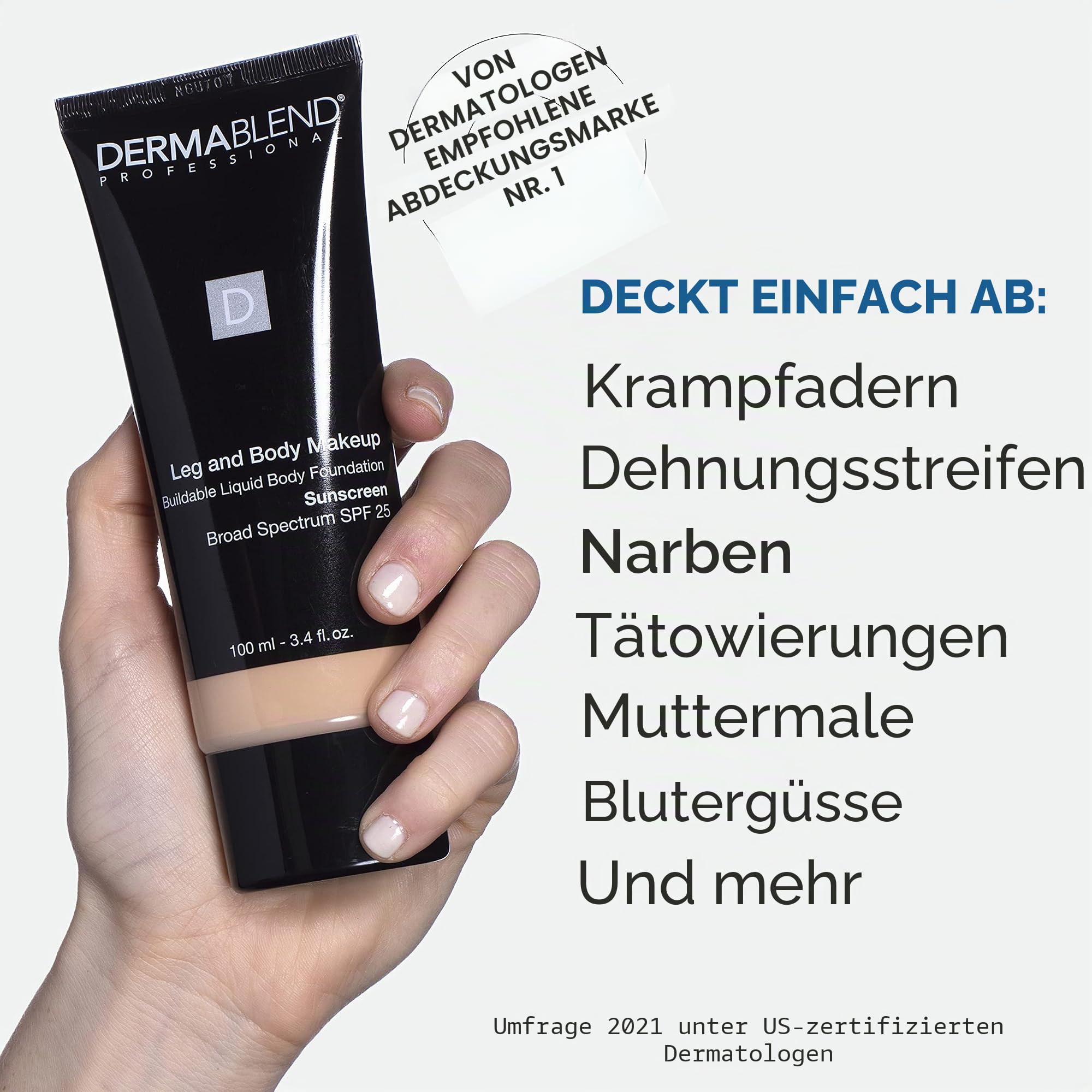 Dermablend Bein- und Körper-Make-up, 20N Light Natural