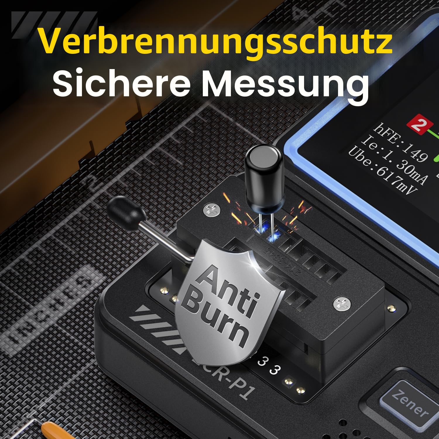 Multifunktionstester LCR-P1, Diodenkondensator, LCR-Widerstands-Zähler, ESR-Zähler, NPN PNP MOSFET, Infrarot