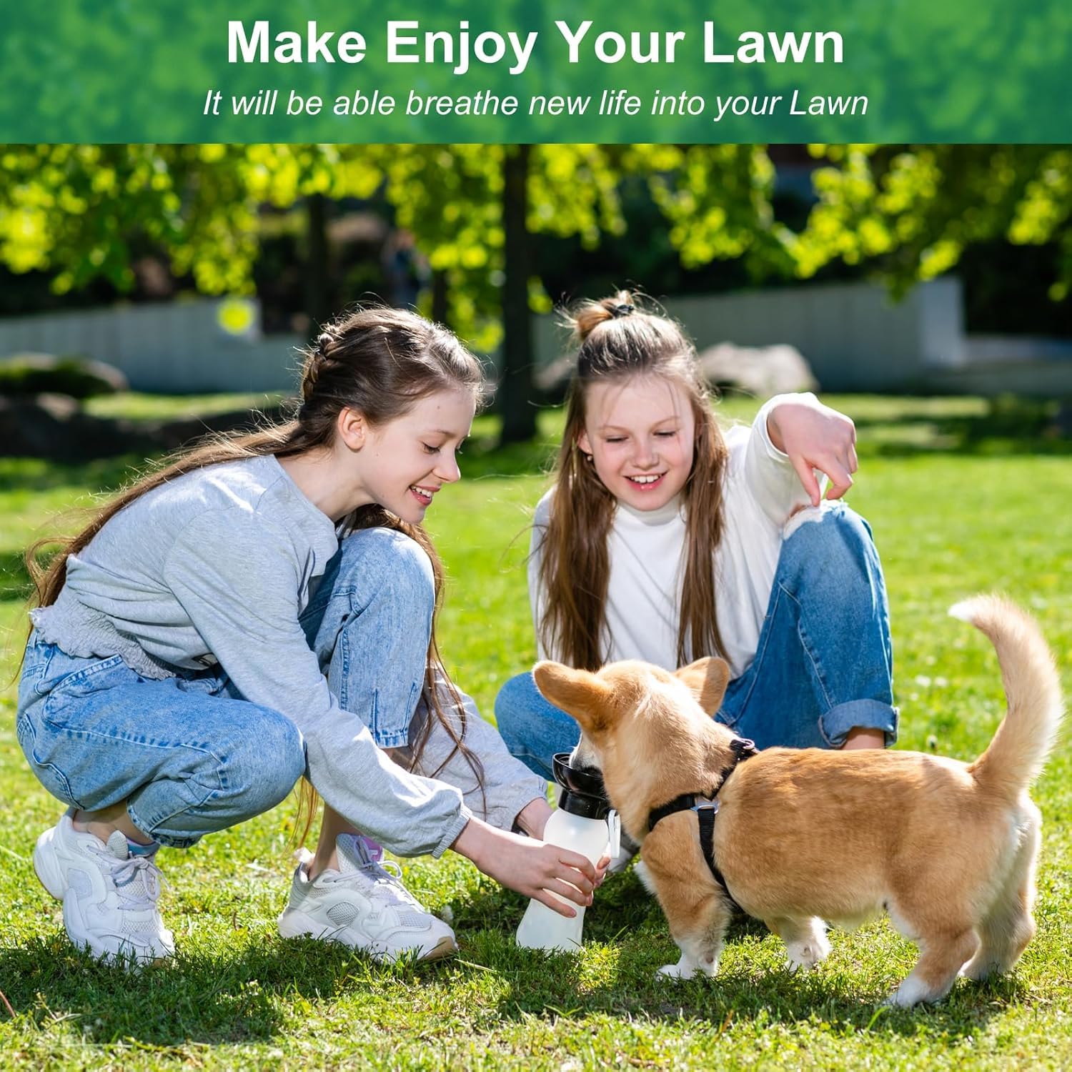 Lawn Aerator Shoes, Upgrade 2''Heavy Duty Spike Shoes with Hook&Loop Straps, Free-Installation Grass Aerator Lawn Tool One Size Fits All Spiked Sandals for Yard Patio Garden Grass (Green) — view 2