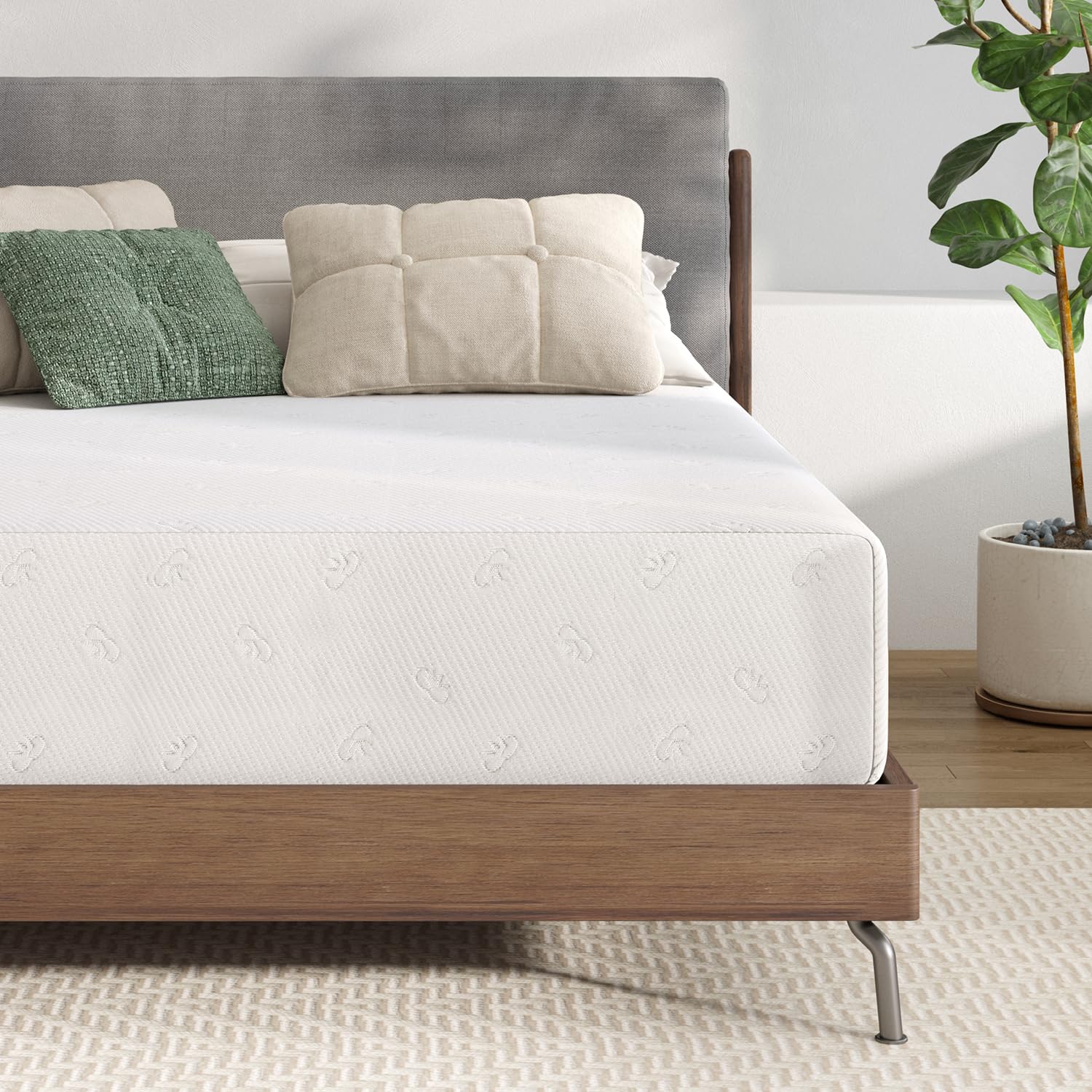 Novilla Twin Mattress, 10 Inch Memory Foam Mattress Twin Size with Comfort Foam for Pressure Relief & Fresh Cool Sleep,Removable Washable Mattress Cover,Twin Memory Foam Mattress