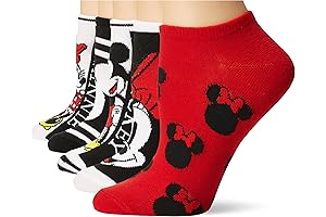 Mickey Mouse Women's No Show Socks