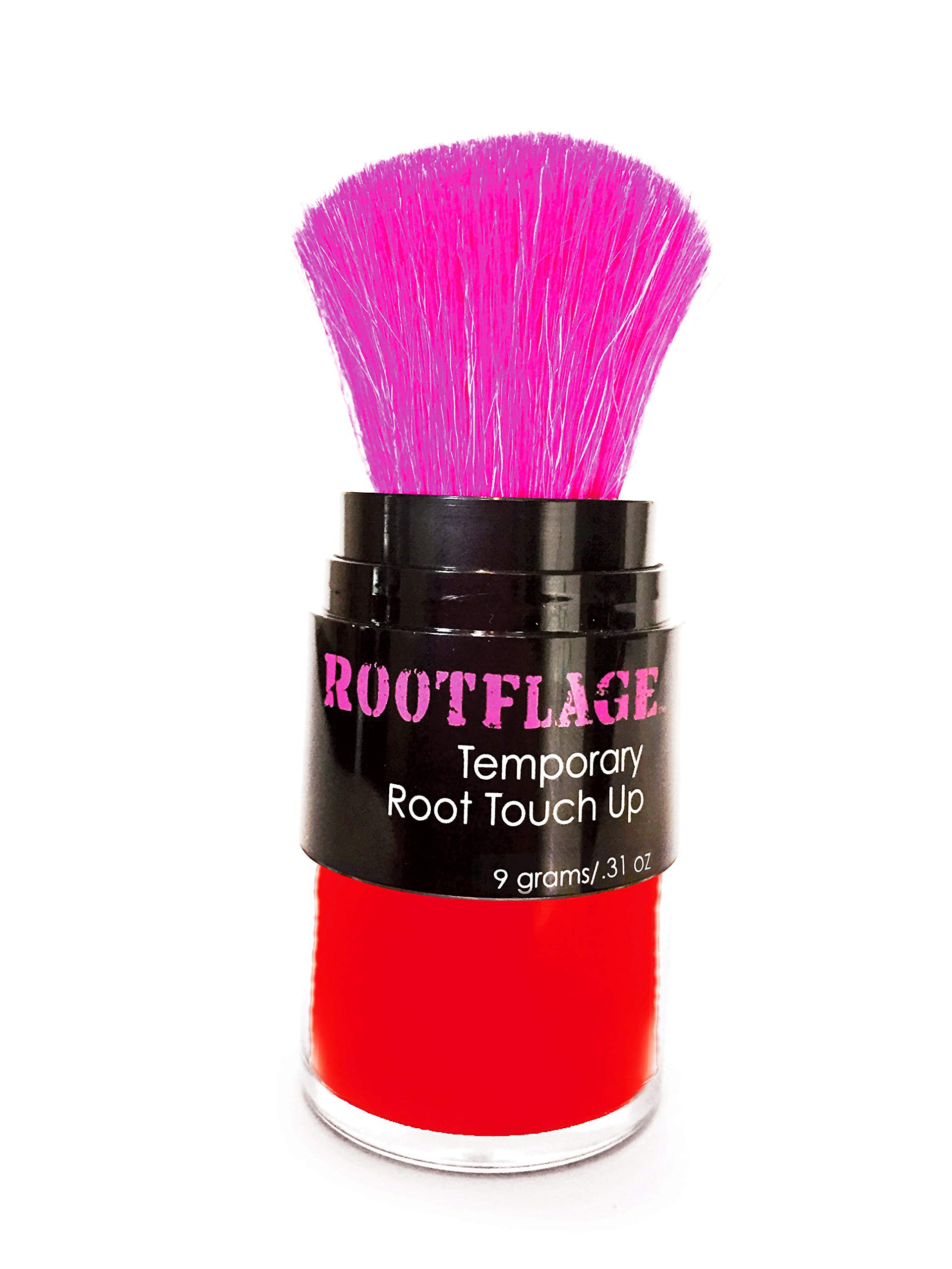 Temporary Hair Color, Fun Colored Hair Powder - Temporary Hair Dye, Root Concealer, Hair Texturizer, Kabuki Applicator with Detail Brush Included (Siren Red)