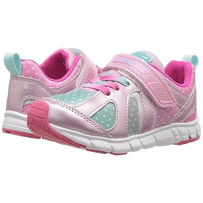 Tsukihoshi Kids Rainbow (Toddler/Little Kid) Girls Shoes Rose/Mint
