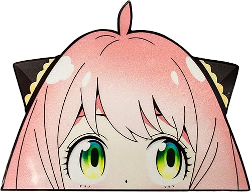 Calcomanías de anime Family Spy Anya Forger, ideal para autos, laptop, monopatín, decoración de pared