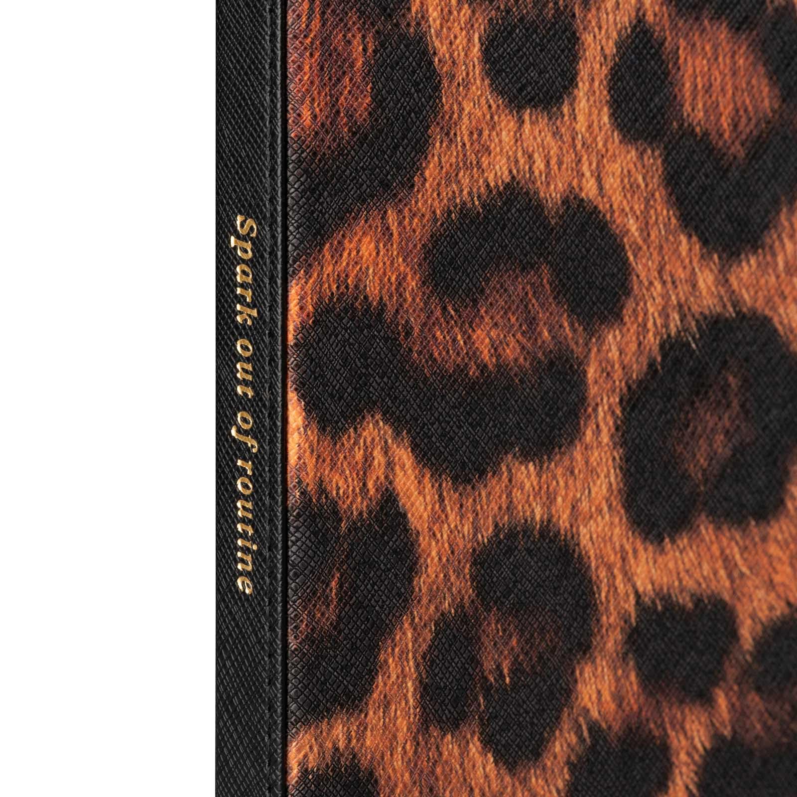 Kokonote Notebook A5 - Luxe Bold Leopard - Faux Leather Notebook A5, Dotted Notebook, Journal Notebook, A5 Sketchbook, A5 Notebook Hardback/University Stationery, Cute Stationery - View #4