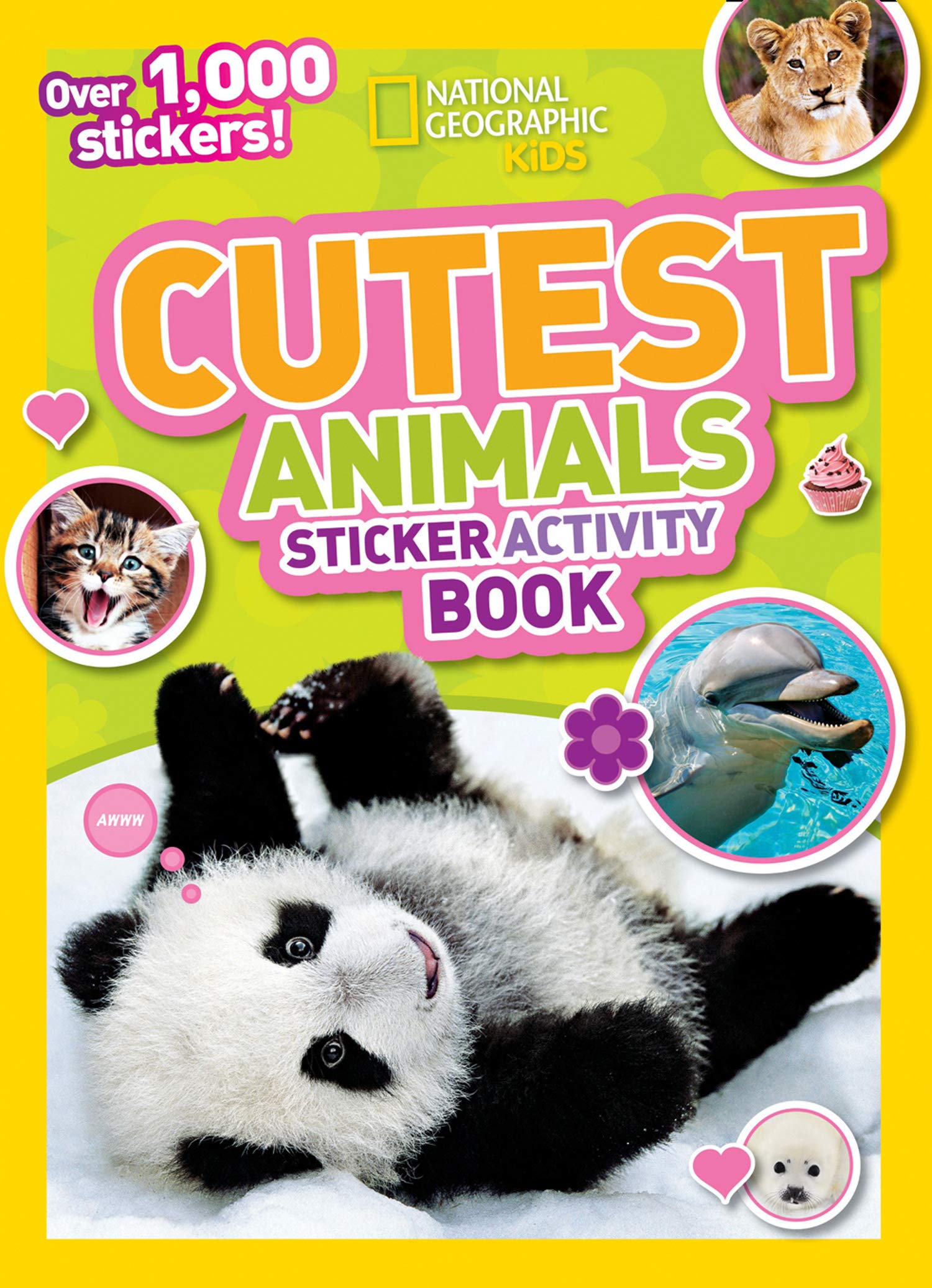 Cutest Animals Sticker Activity Book: Over 1,000 Stickers!