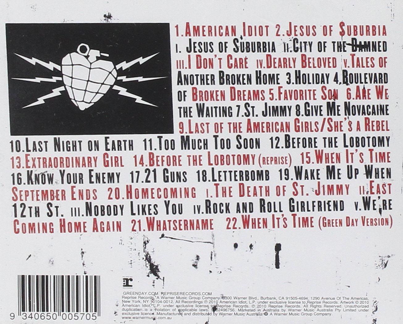 The Original Broadway Cast Recording American Idiot