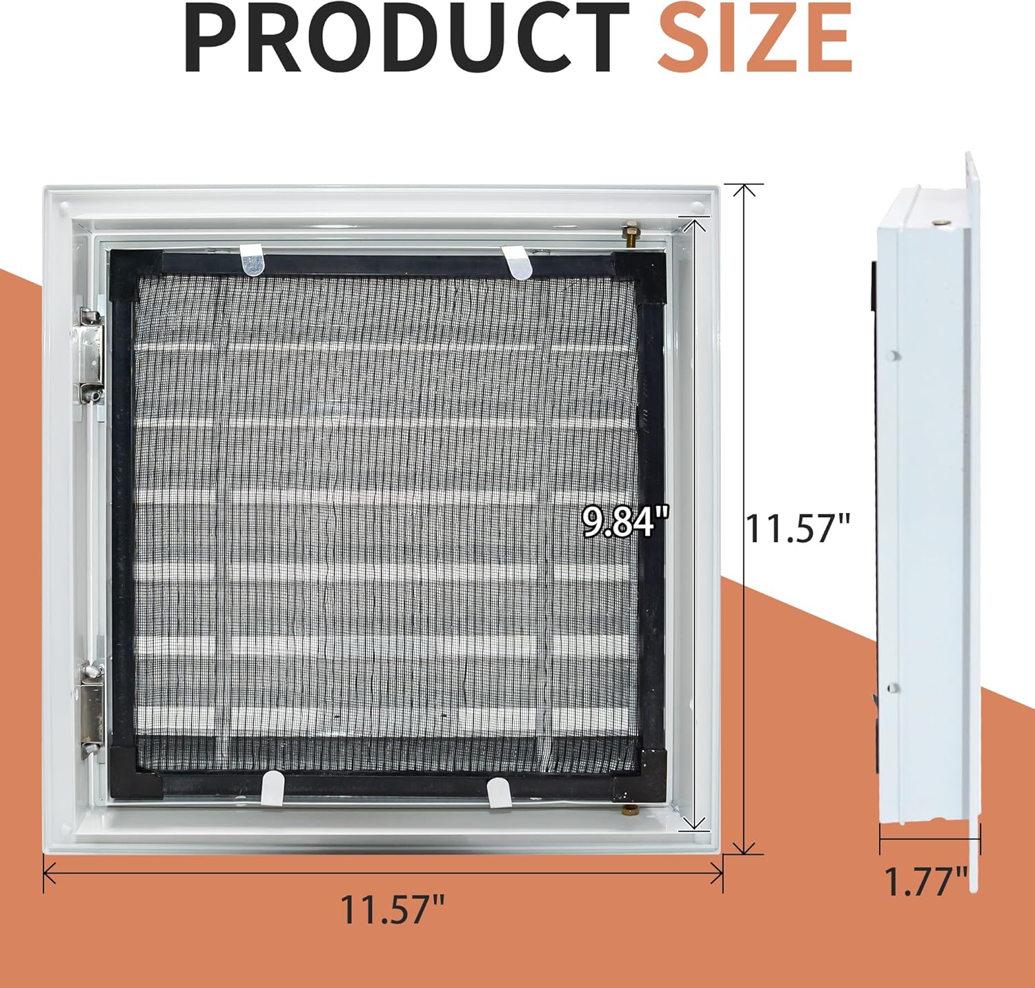 12 x 12 Inch Access Panel for Drywall, Access Panel with Vent, Plumbing Access Panel with Magnetic Opening and Closing, Wall Access Panel for Drywall, Ceiling, Plumbing, Electrical and Attic