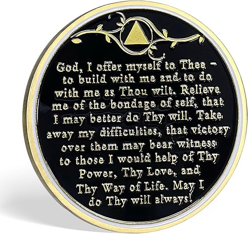 Miniatura 9 de Chip de sobriedad del árbol de la vida de 4 años, chips AA y medallones  Moneda de recuperación de sobriedad  Regalos de sobriedad para celebrar la