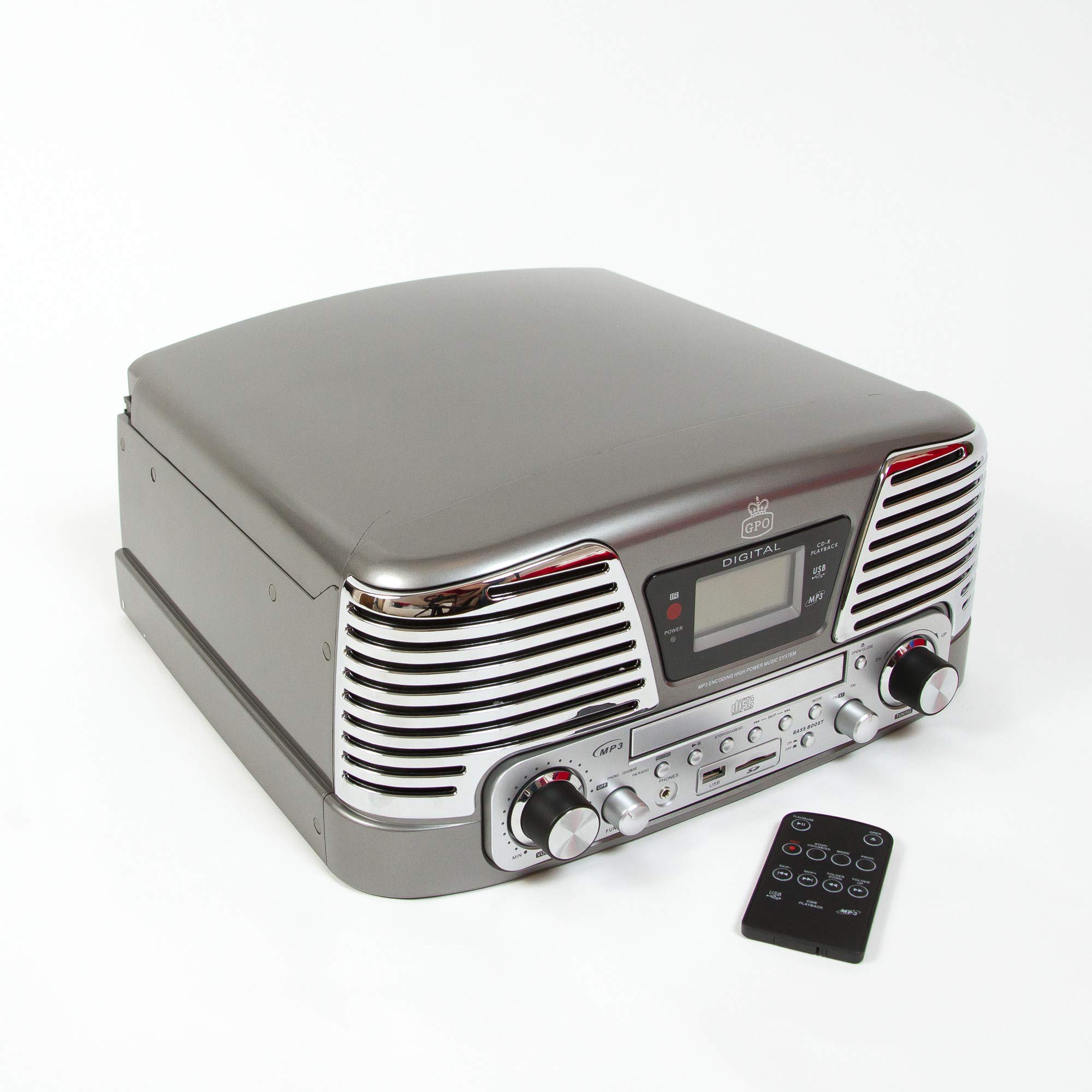 music centre with turntable