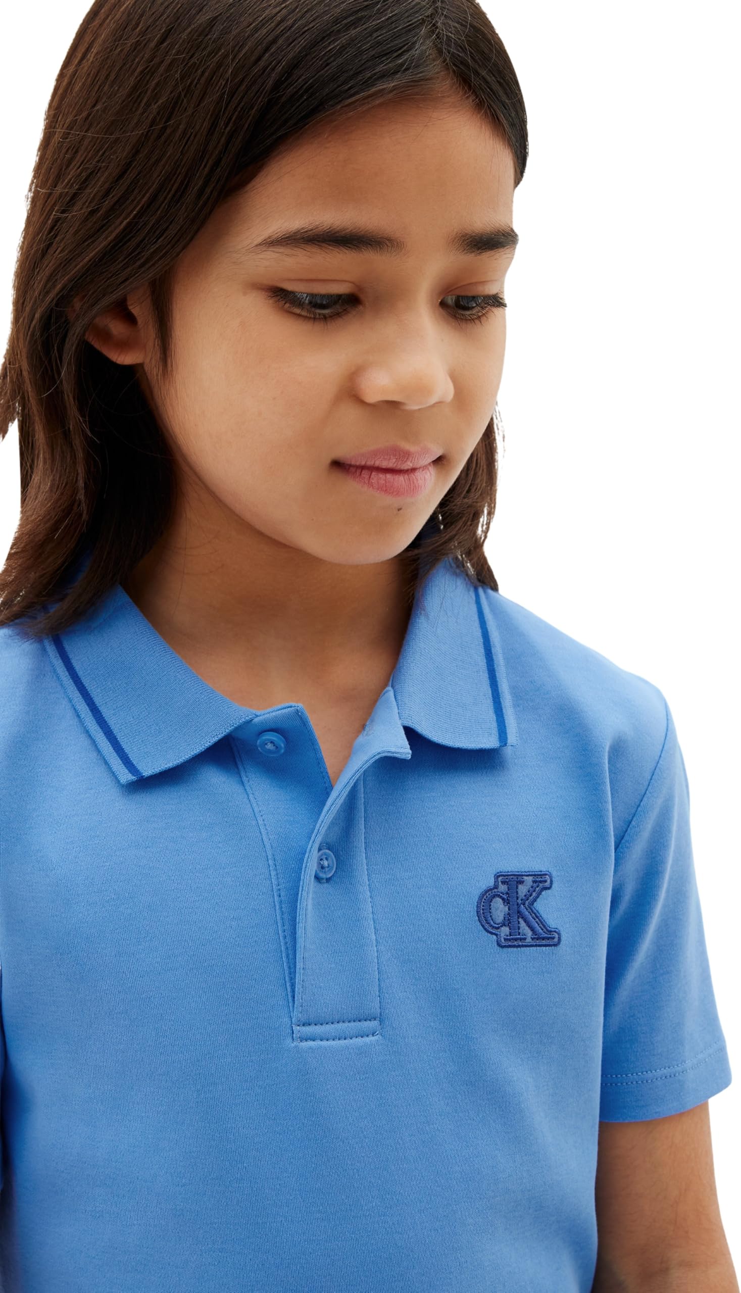 Calvin Klein CK Monogram Polo SS Lvcktjb14b Polo S/S Bambini e Ragazzi