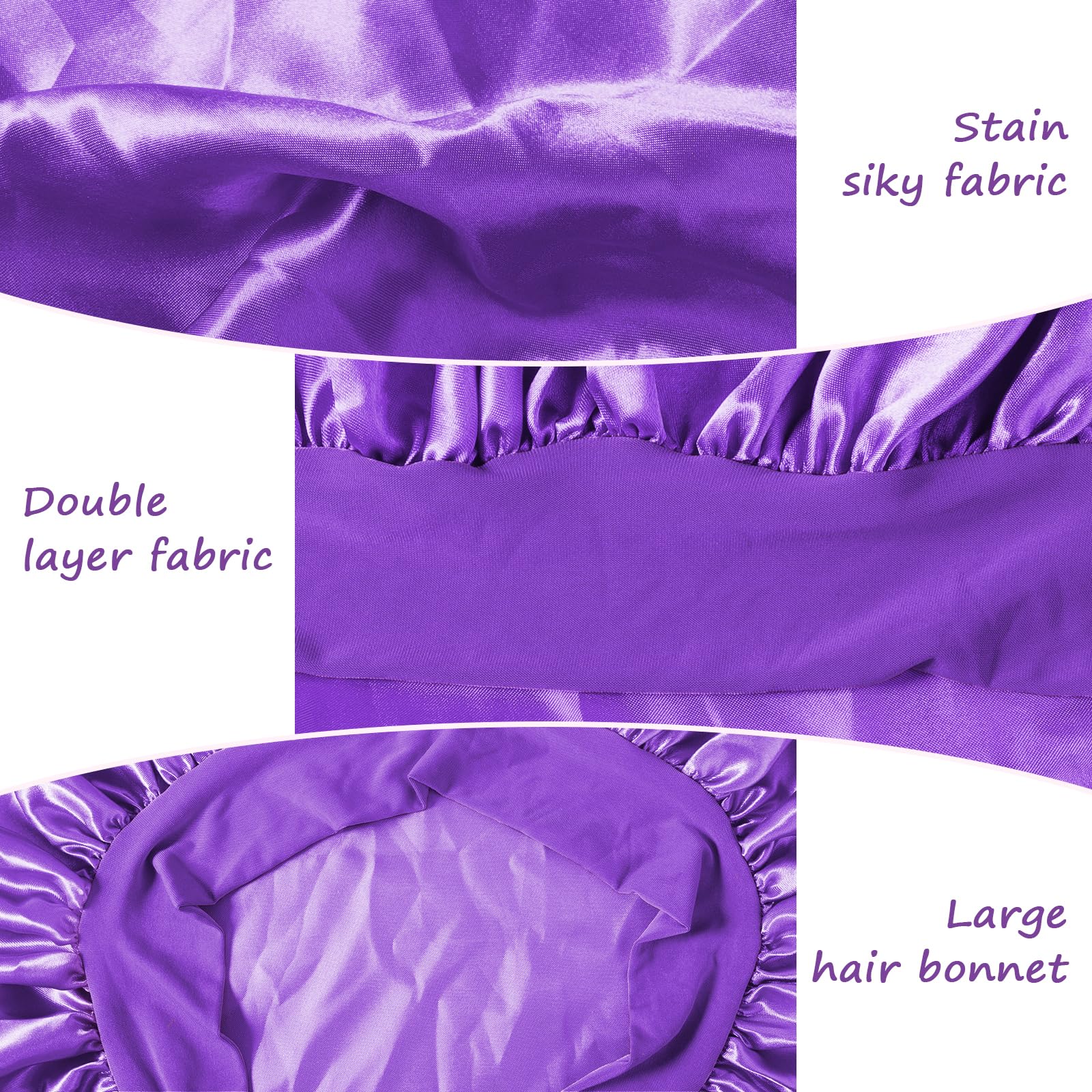 COODAM Silk Satin Hair Bonnet for Sleeping - Image 2