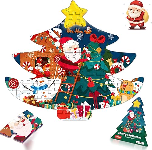 Aroloxta - Rompecabezas de piso para niños de 4 a 8 años, rompecabezas para niños de 5 a 8 años, 115 piezas de aprendizaje preescolar, rompecabezas