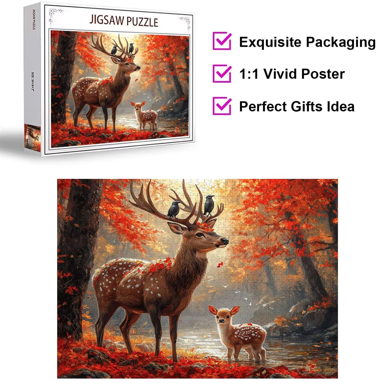 Puzzle 5000 Sztuk Dorośli Zwierzęta Gra Inteligencja, n-144