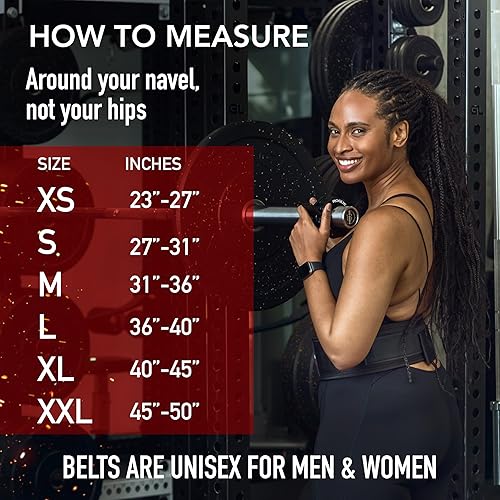 Miniatura 4 de Dark Iron Fitness Self-Locking Weight Lifting Belt for Powerlifting, Squats, Premium Gym Core & Back Support, Weightlifting Training Equipment