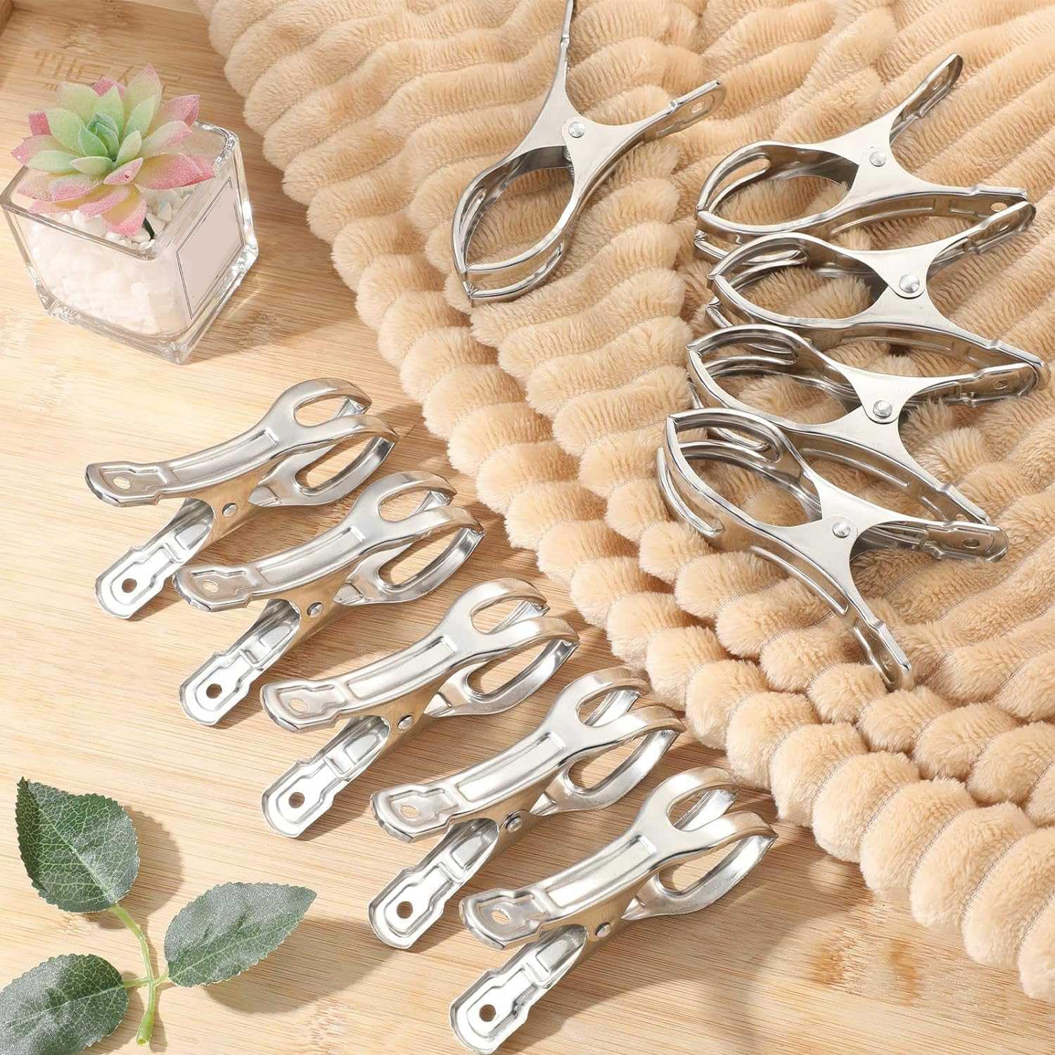 30 Pcs 4,5 Pouces Clips de Couverture de Piscine en Acier Inoxydable Pinces de Couverture de Piscine Clips de Couverture d'hiver de Piscine en Métal Jumbo Faciles à Utiliser