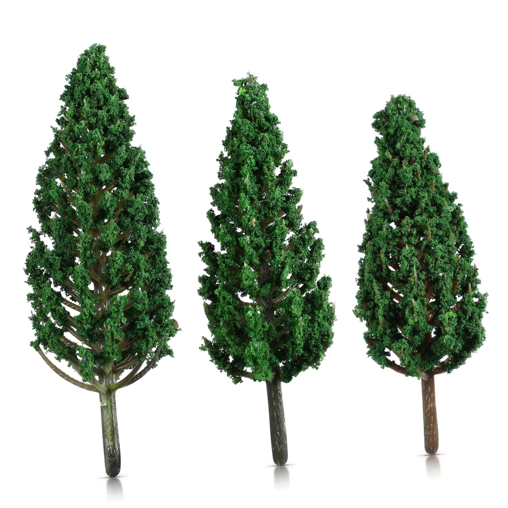 SHINEOFI 72pezzi Miniature Model Trees for Landscape Scenery Realistic Fake Trees for Train and Tables Craft Ornaments and Educational Play