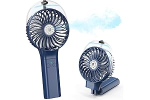 COMLIFE Mist Fan Handheld: Compact Cooling and Hydration