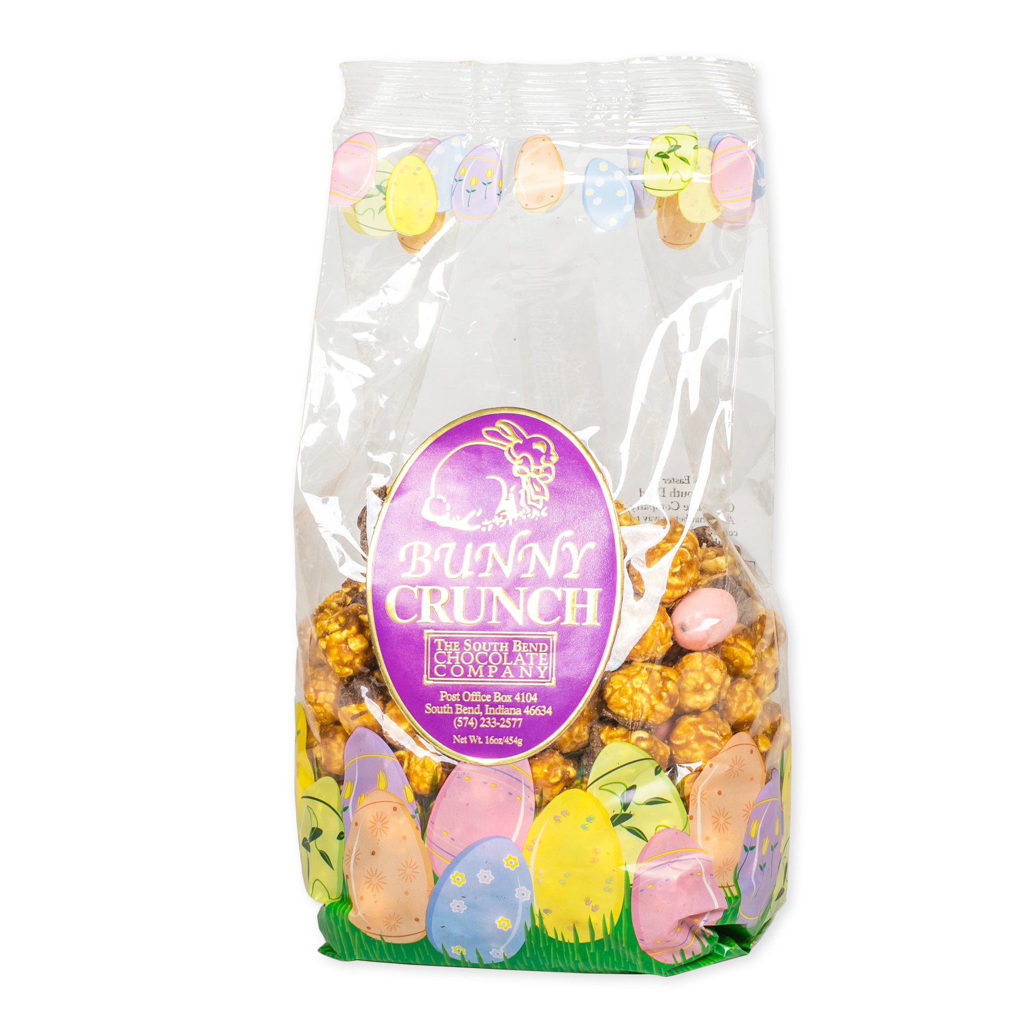 The South Bend Chocolate Company Caramel Corn Bunny Crunch Gift Bag - 1 lb