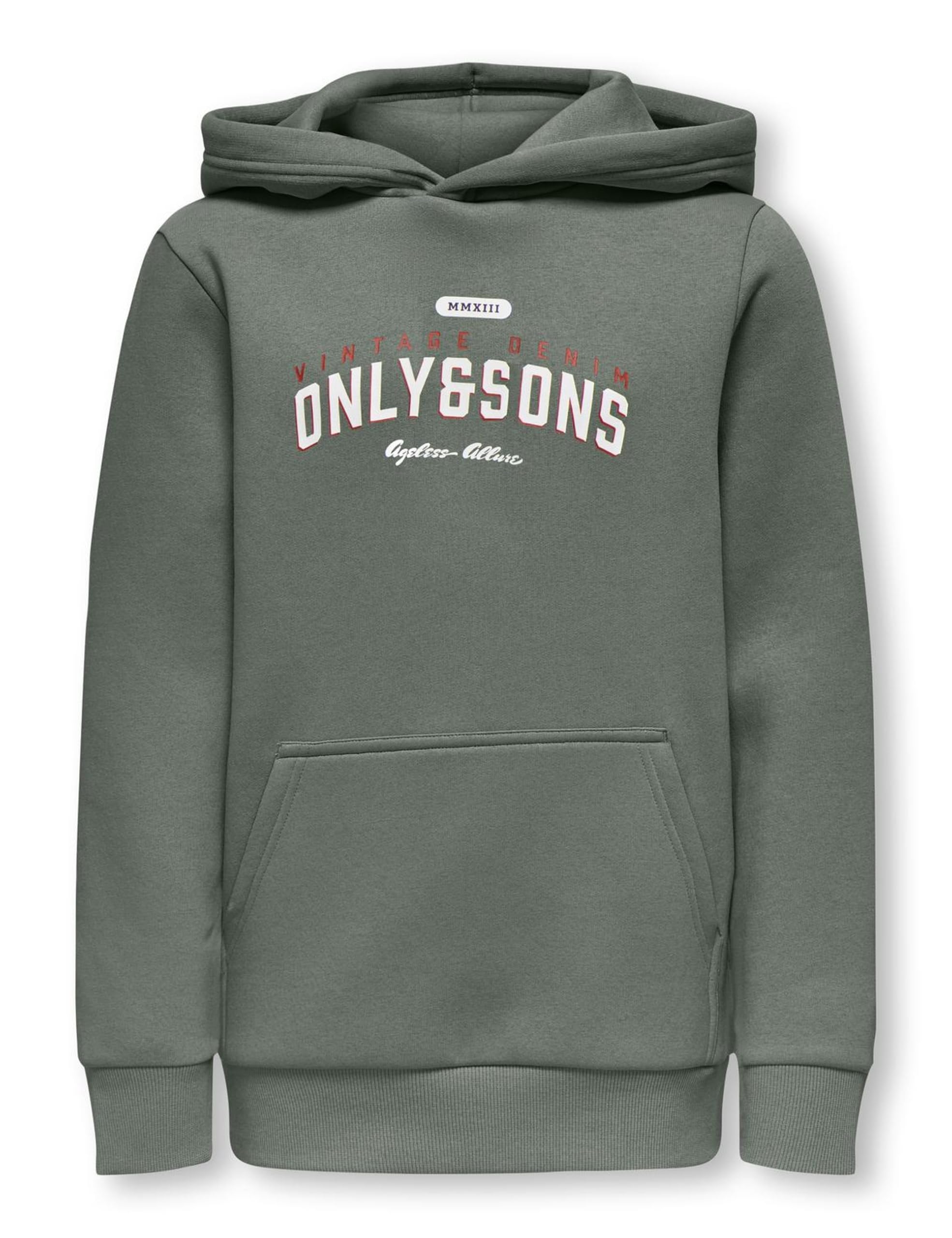 Only & sons junior Jungen Osjceres Reg Vintage Print Hood SWT Noos Osjceres Reg Vintage Print Hood SWT Noos (1er Pack)