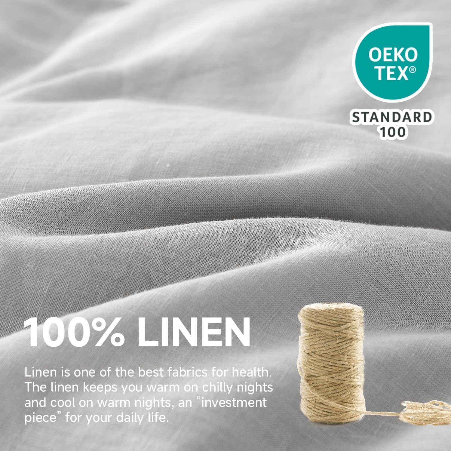 Simple&Opulence Conjunto de pijama de lino 100 % para mujer, camisa y pantalones suaves, ropa de descanso de 2 piezas, ajuste delgado, suave y transpirable, S-L